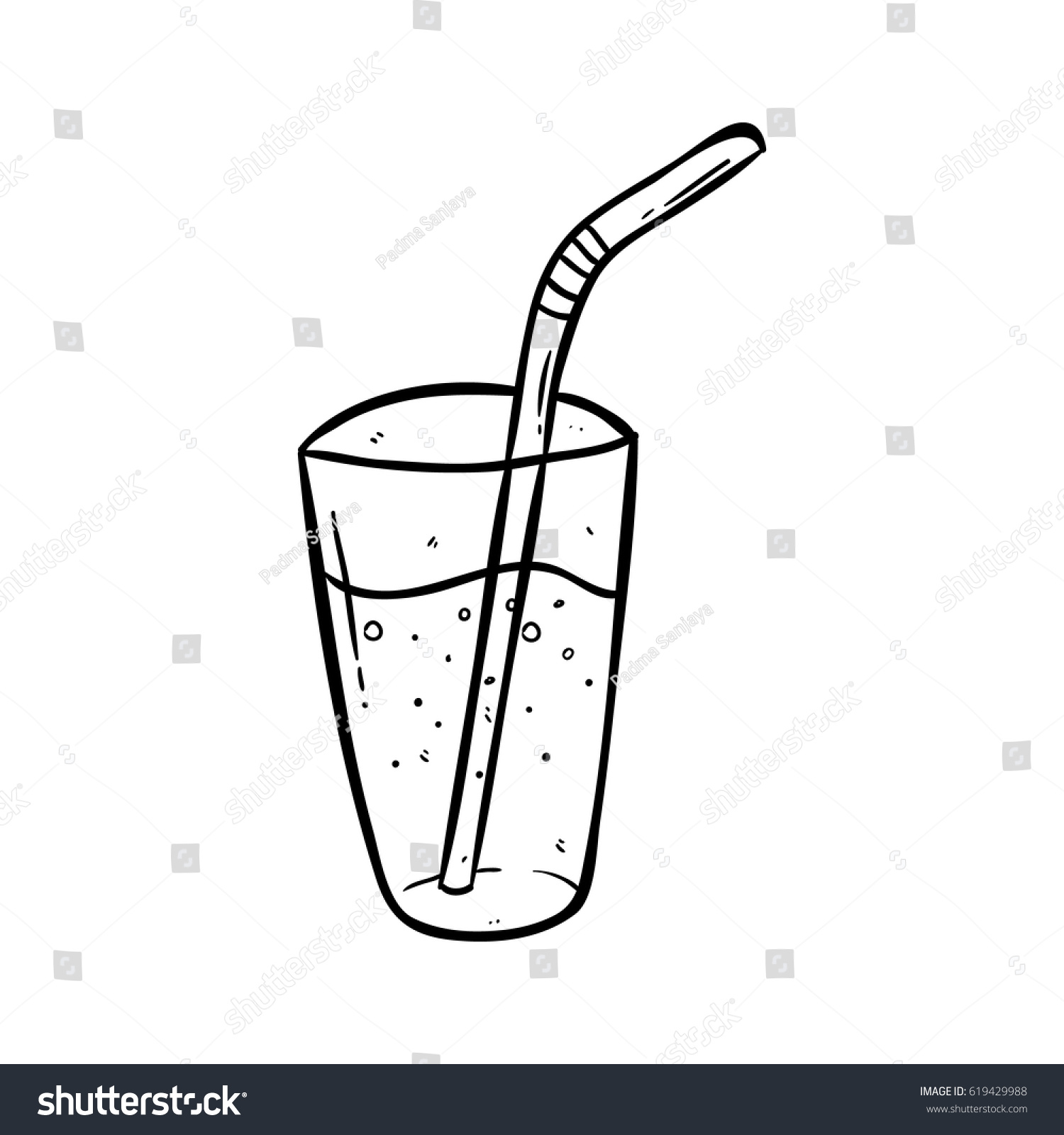 Lemon Soft Drink Using Doodle Art Stock Vector (royalty Free) 619429988 