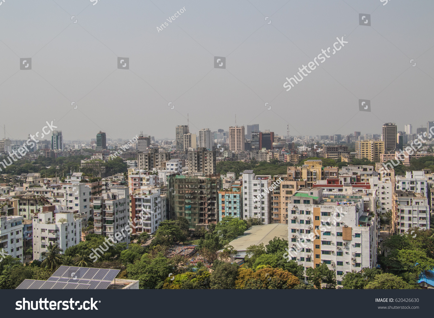 Dhaka Downtown Top View Dhaka City Stock Photo 620426630 | Shutterstock