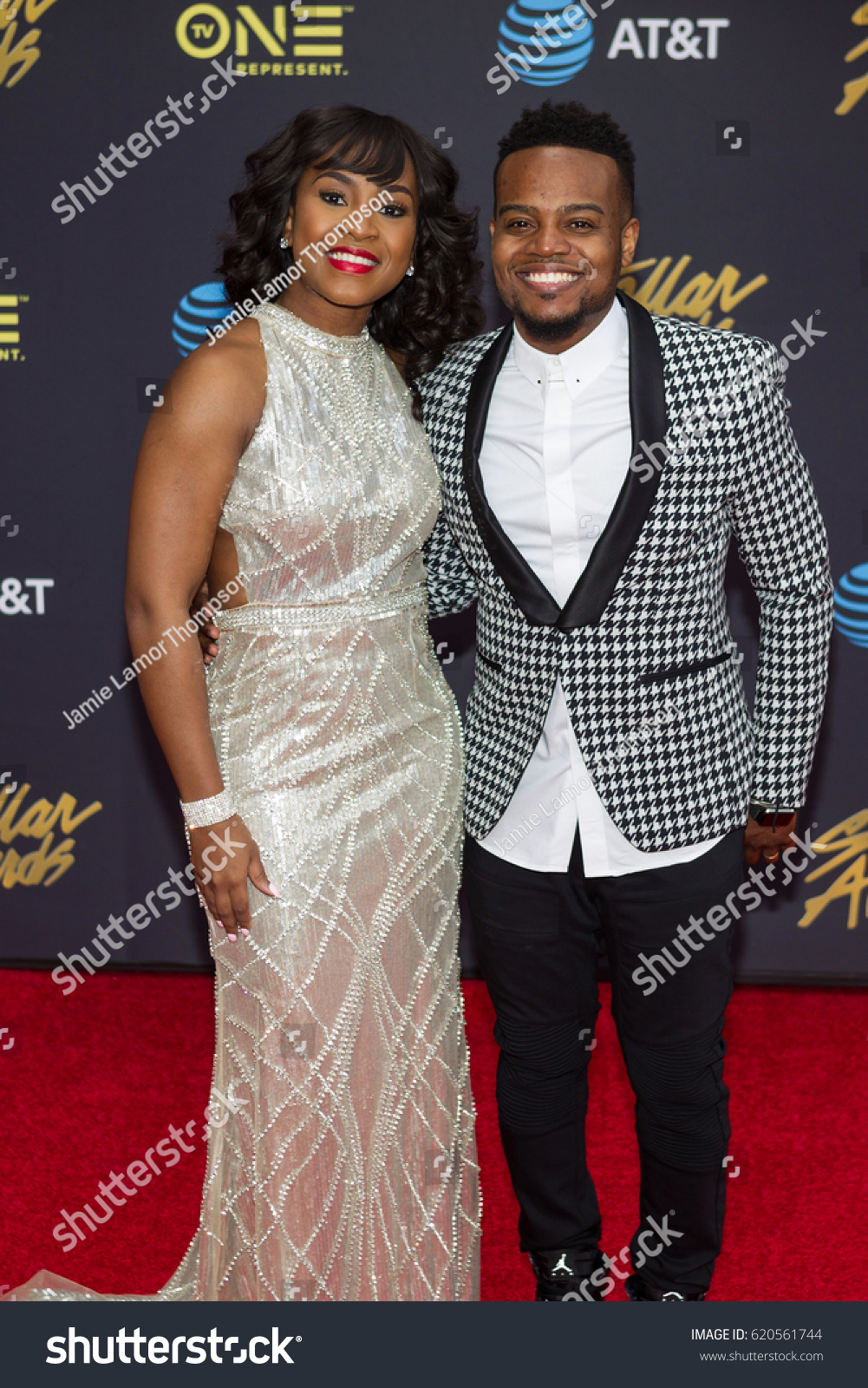 Jacqueline Gyamfi Greene Travis Greene Attends Stock Photo 620561744 ...