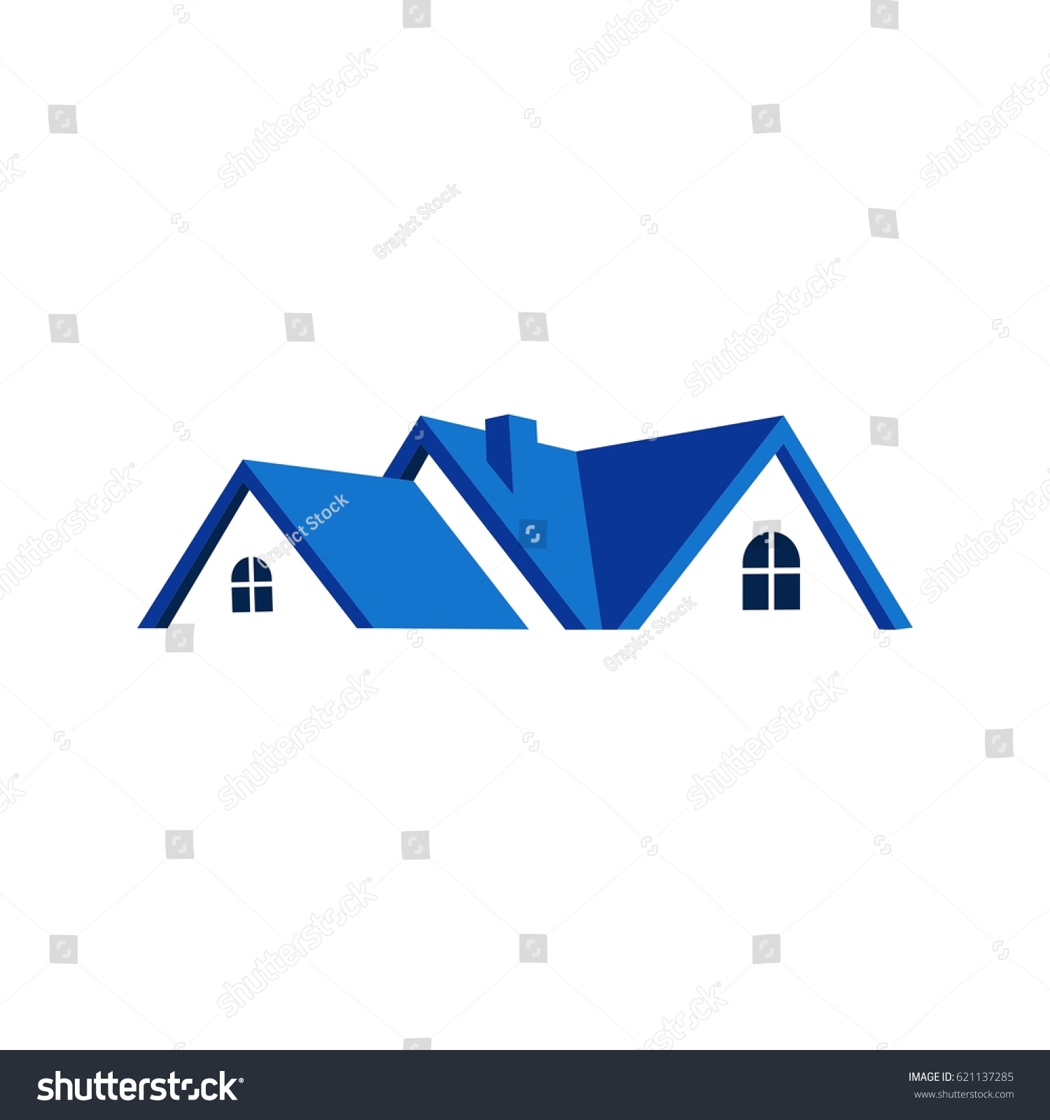 Roof Logo Template Stock Vector (Royalty Free) 621137285 | Shutterstock