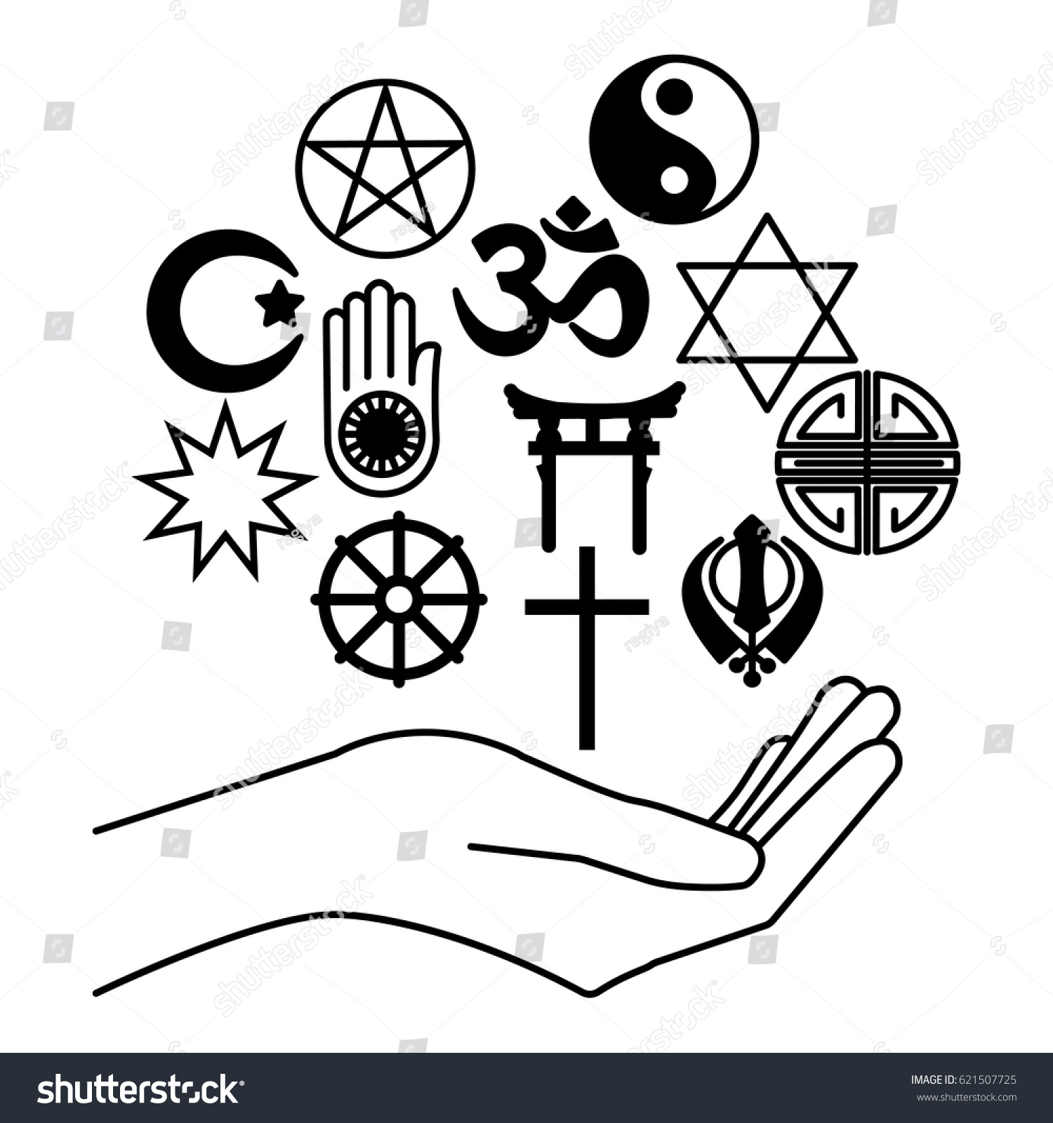 Символ всех религий в одном