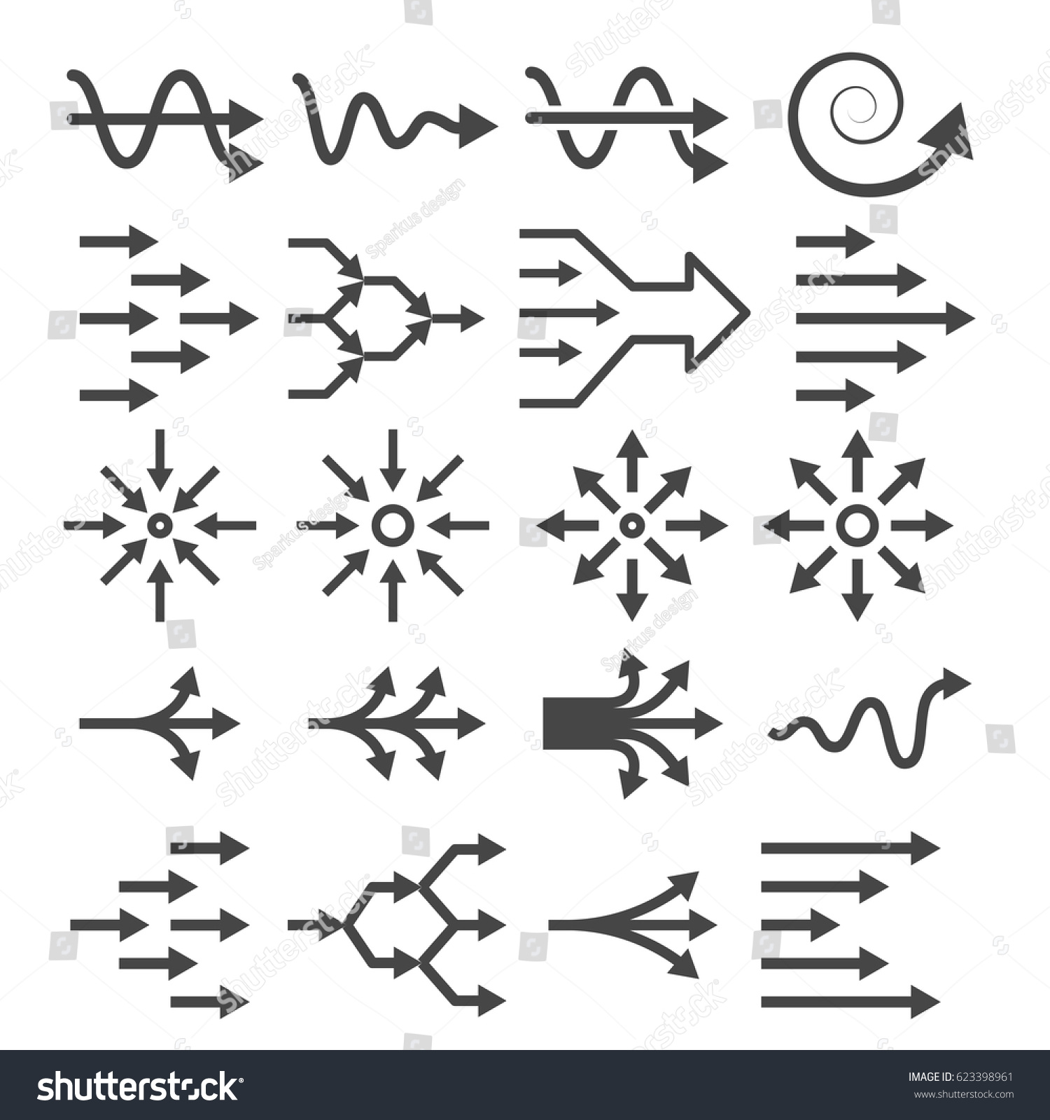 Transition Icon Set Complex Simple Back Stock Vector (Royalty Free ...