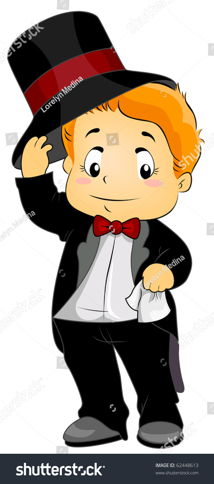 Illustration Featuring Young Boy Wearing Formal Stock Vector (royalty 