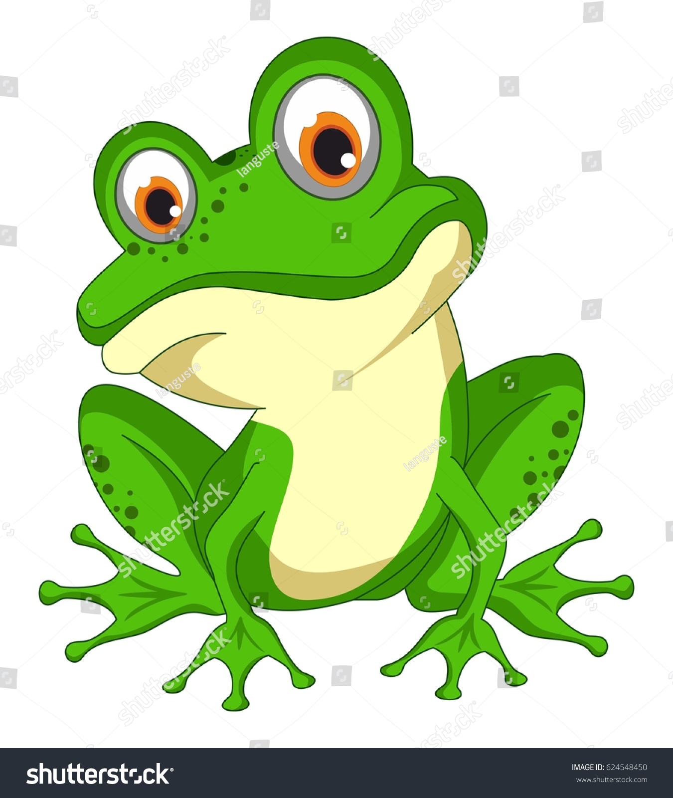 Frog Toad Vector Eps Isolated Background Stock Vector (Royalty Free ...