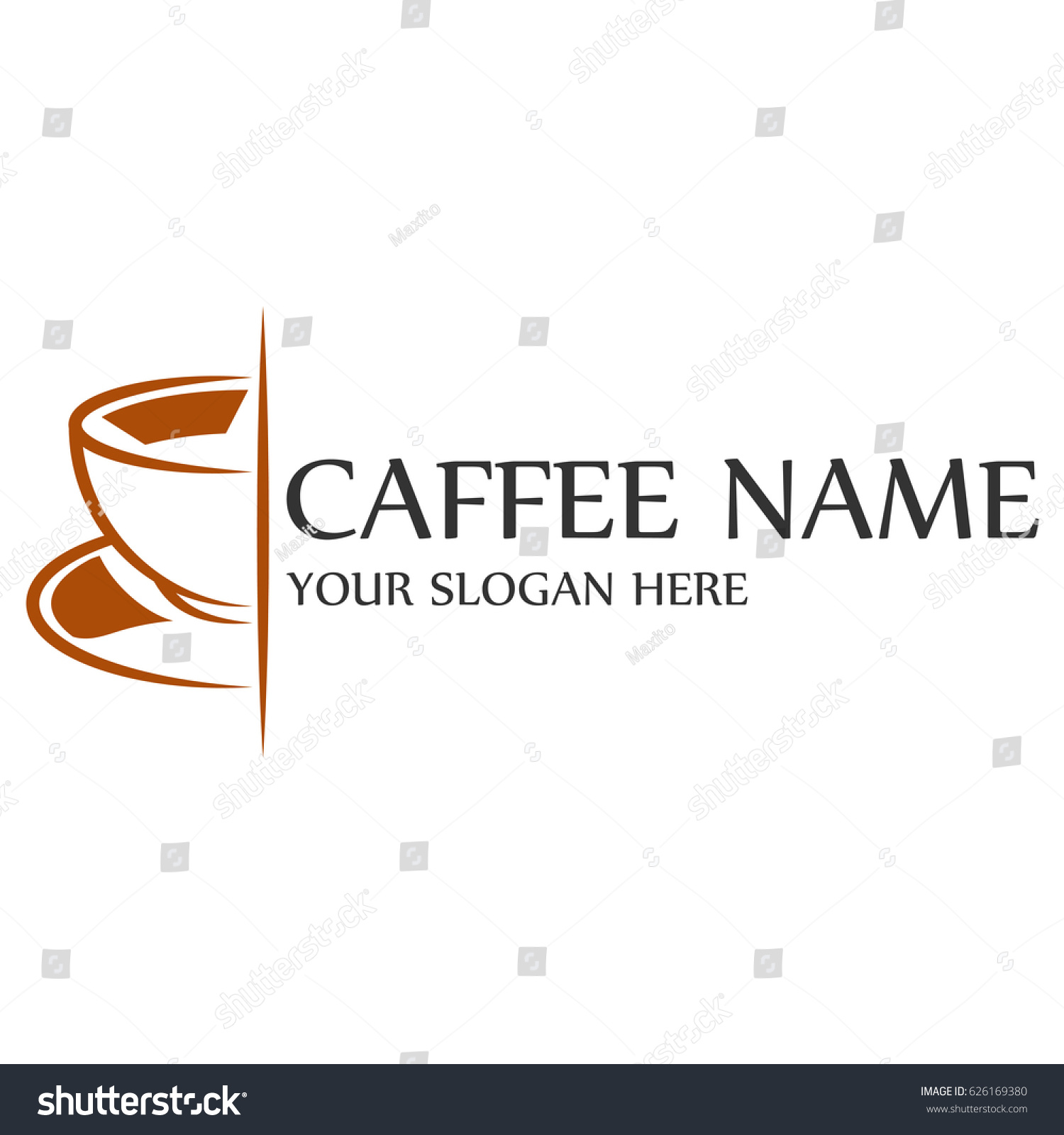 Cofe House Logo Template Design Stock Vector (Royalty Free) 626169380 ...