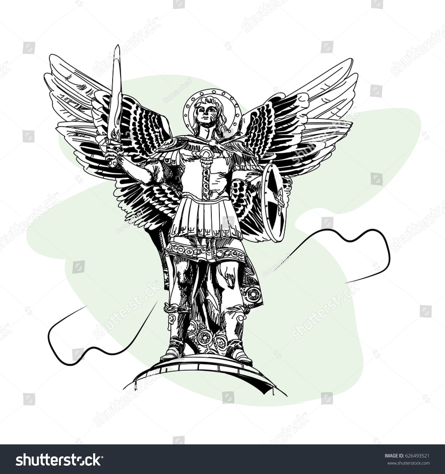 Символ Киева Архангел Михаил