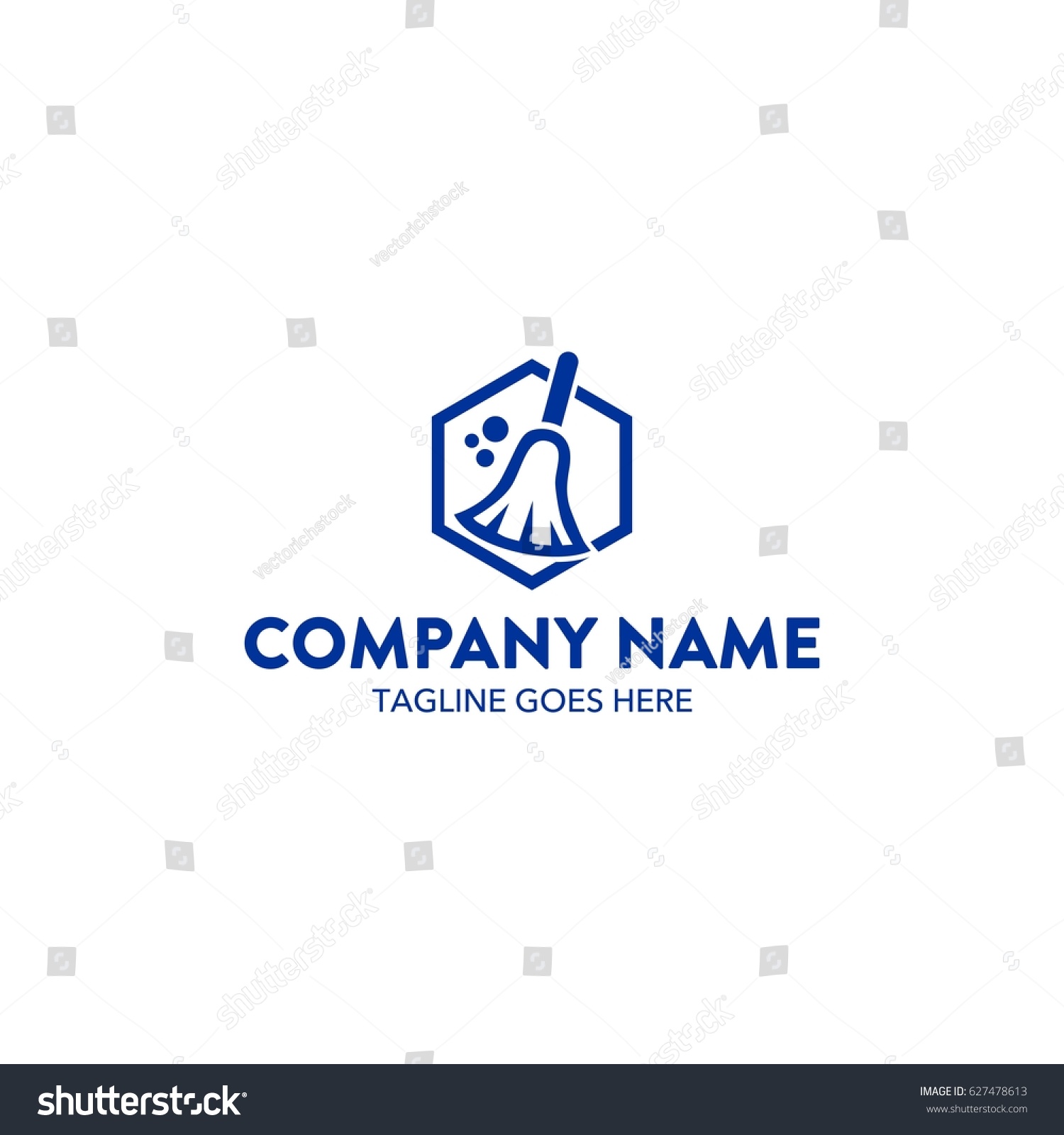 Cleaning Service Woman Maid Logo Stock Vector (Royalty Free) 627478613 ...