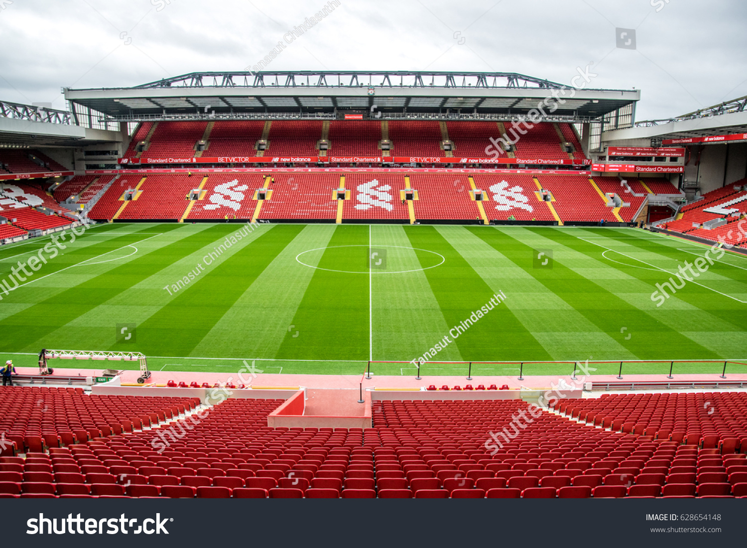 Liverpool England September 12 2016 Anfield Stock Photo 628654148 