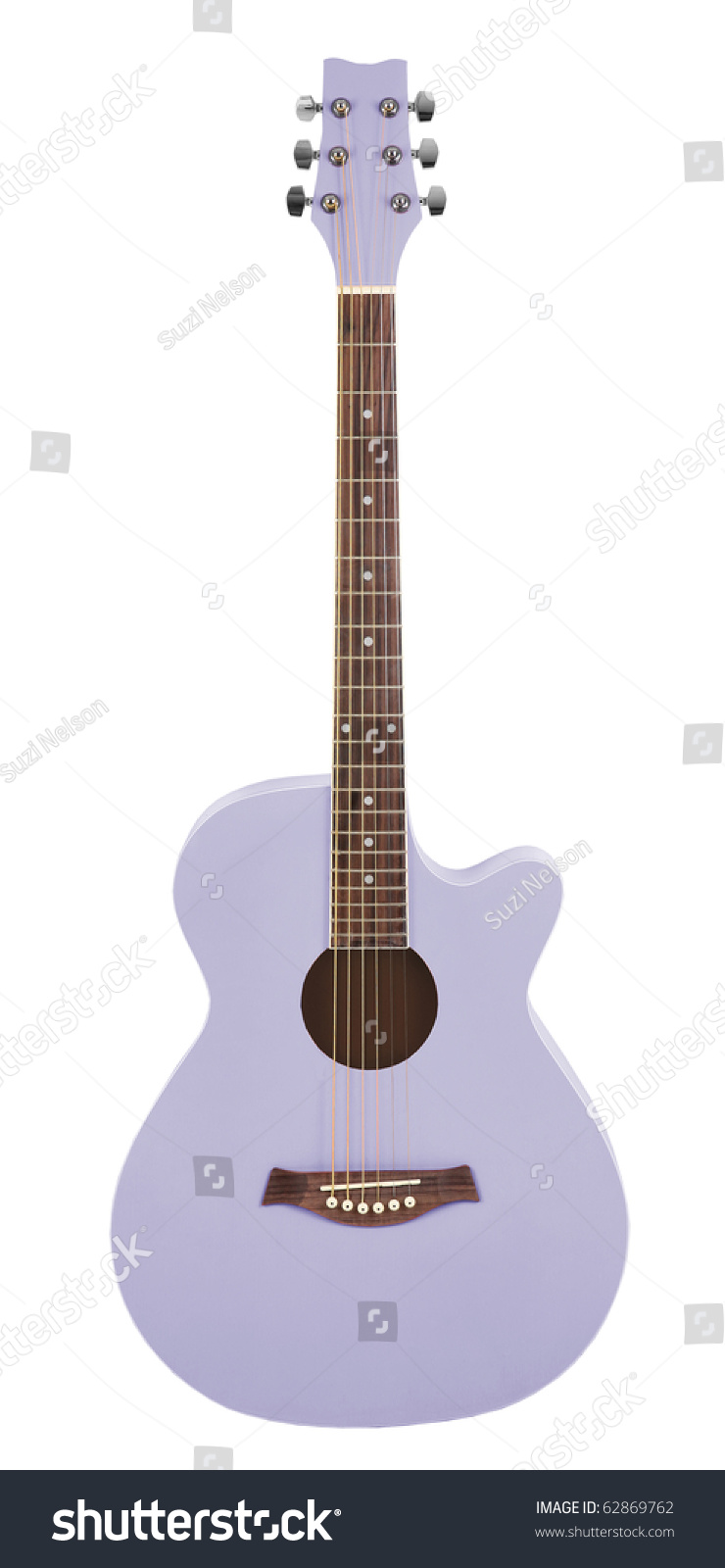 light purple guitar