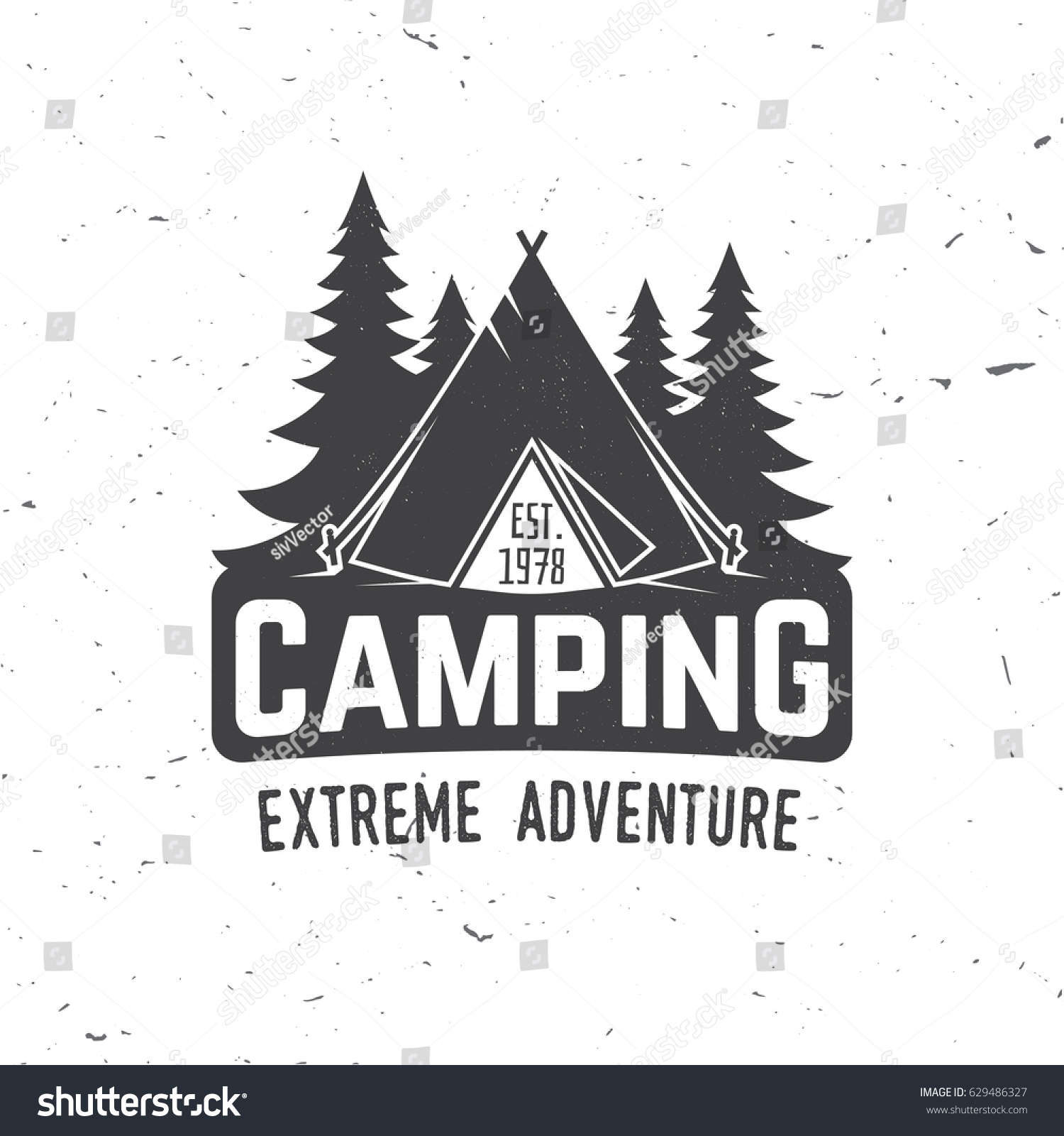 Camping Extreme Adventure Vector Illustration Concept Stock Vector ...