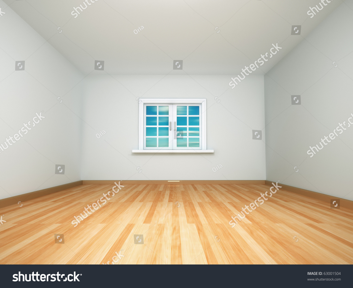 Пустая комната нарисованная