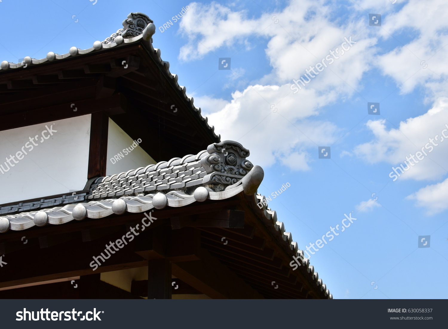 Roof Traditional Japanese House Stock Photo 630058337 | Shutterstock