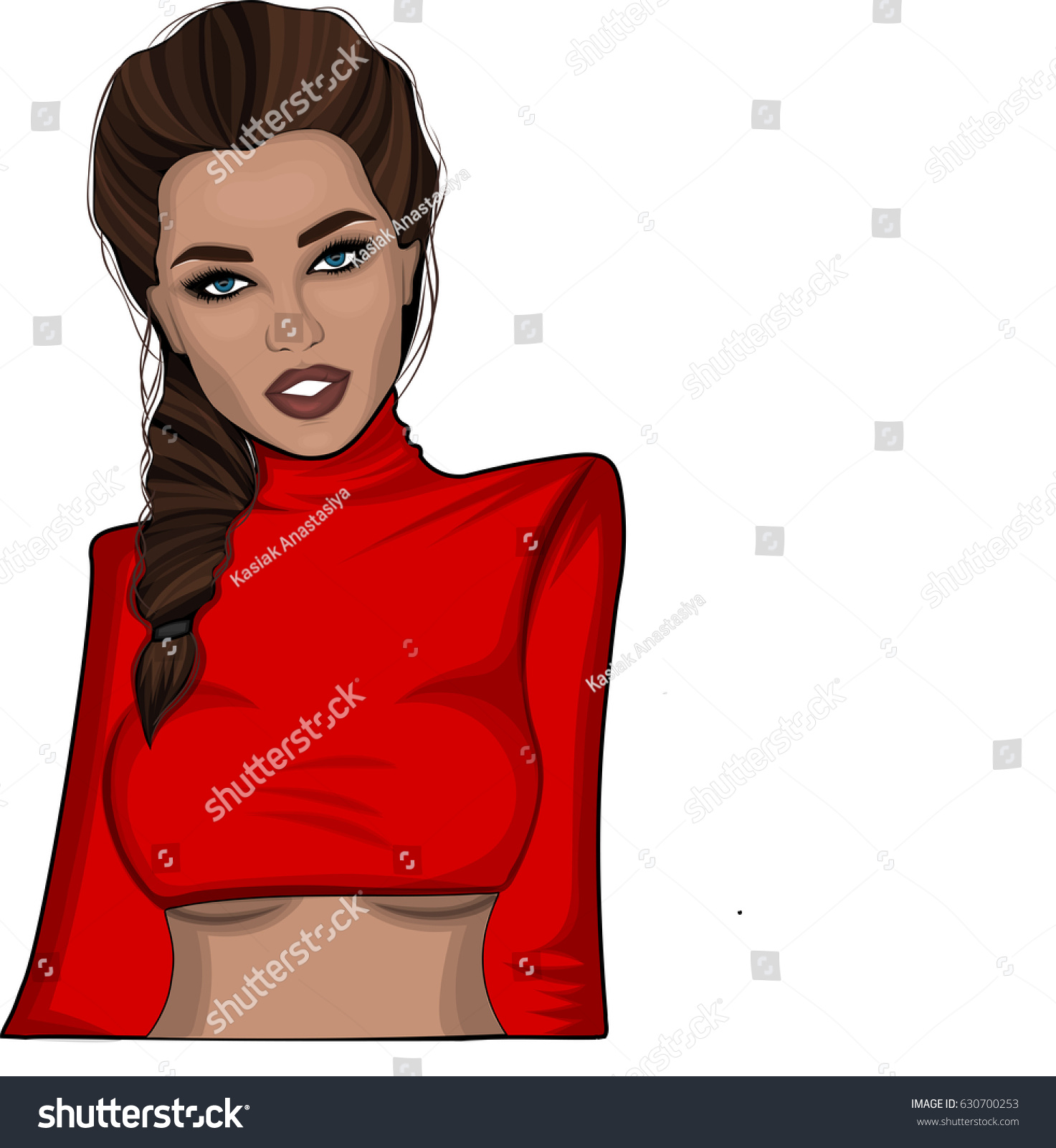 Sexy Girl Stock Vector Royalty Free 630700253 Shutterstock 3466