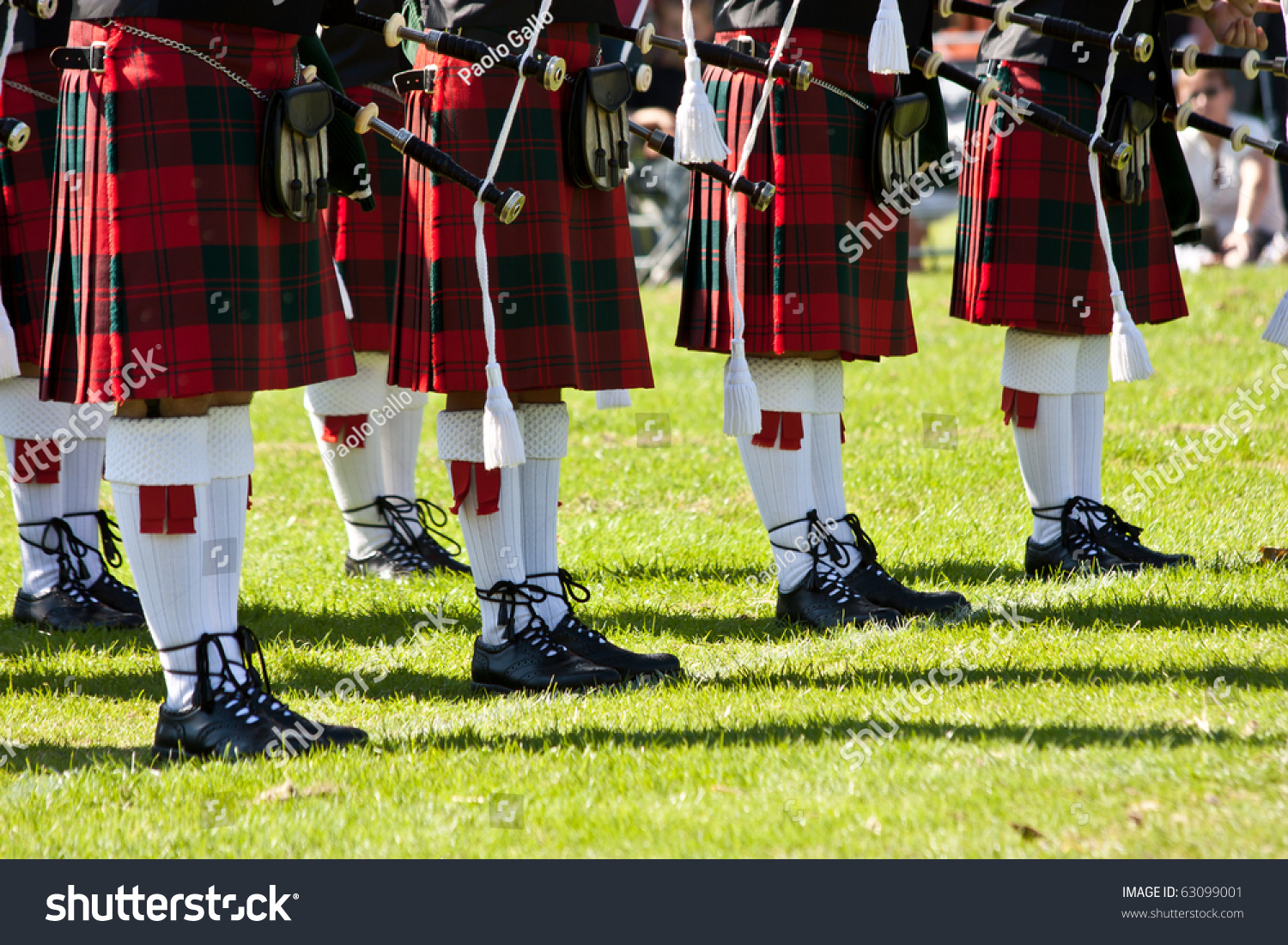 Detail Original Scottish Kilts During Highlands Stock Photo 63099001 ...