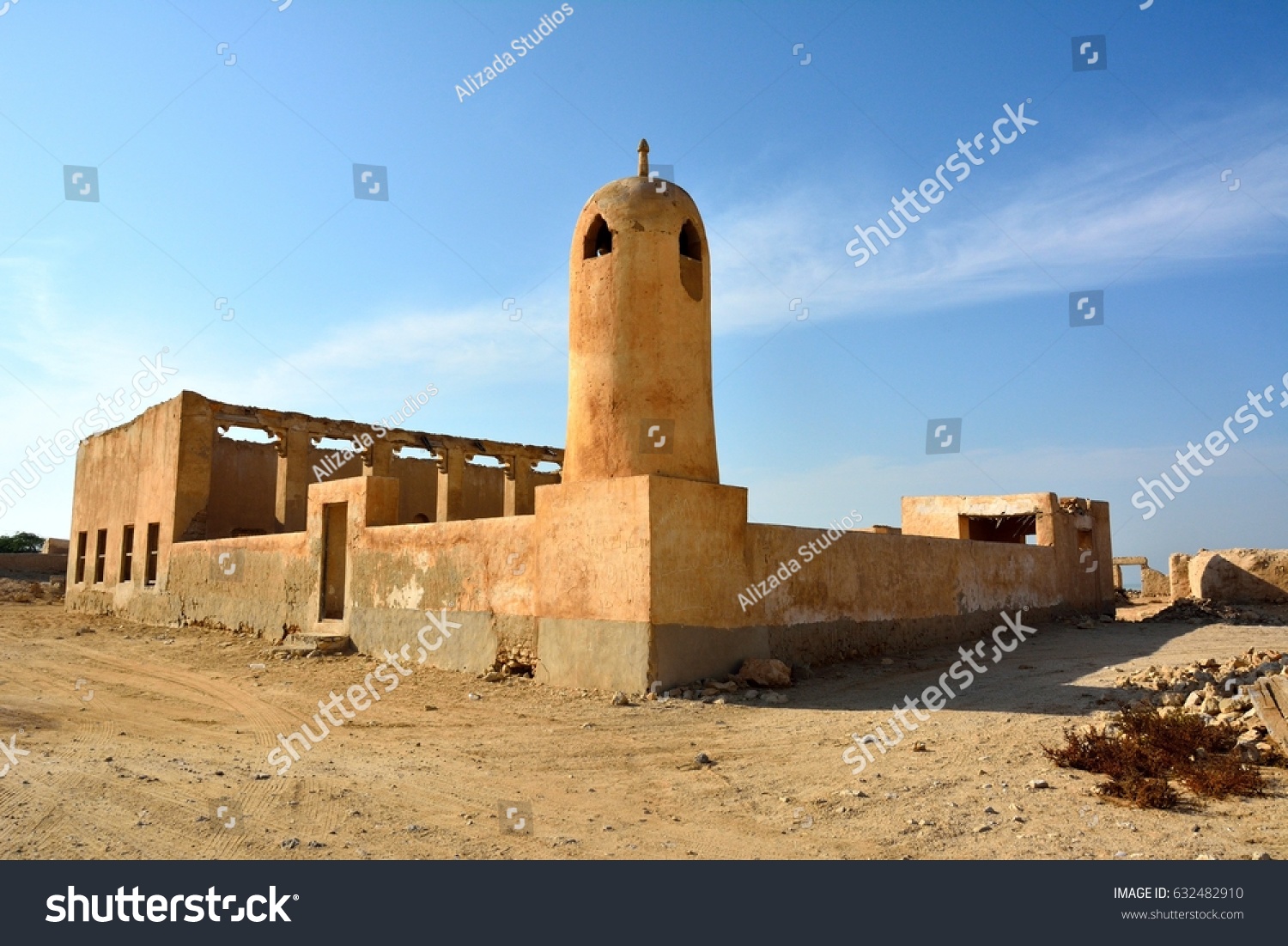 Aljumail Qatar November 6 2016 Ruins Stock Photo 632482910 | Shutterstock