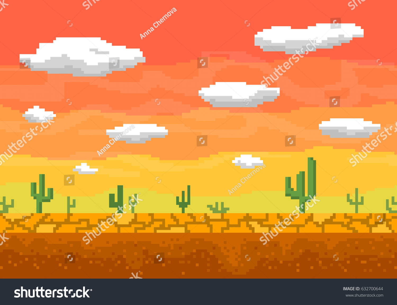 Пиксельная пустыня