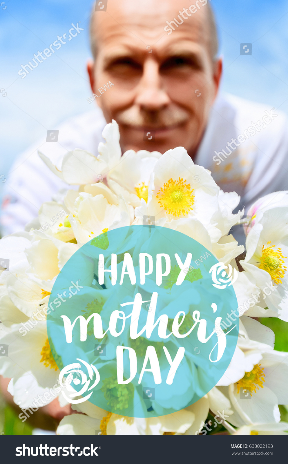 Moms Day Greeting Poster Design Card Stock Photo 633022193 Shutterstock