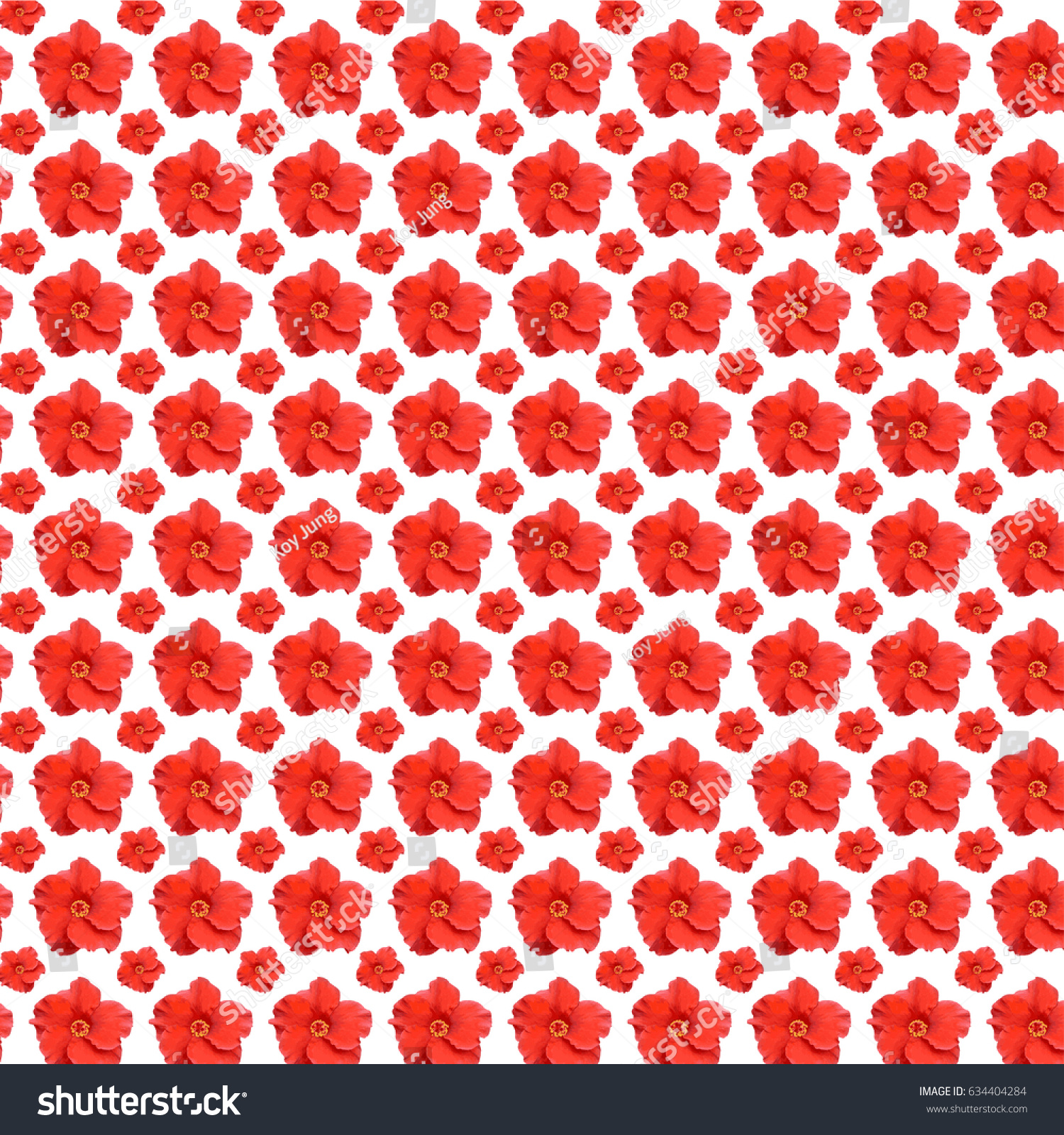 Red Hibiscus Patternshibiscus Backgroundwallpapertextureflowers Spring