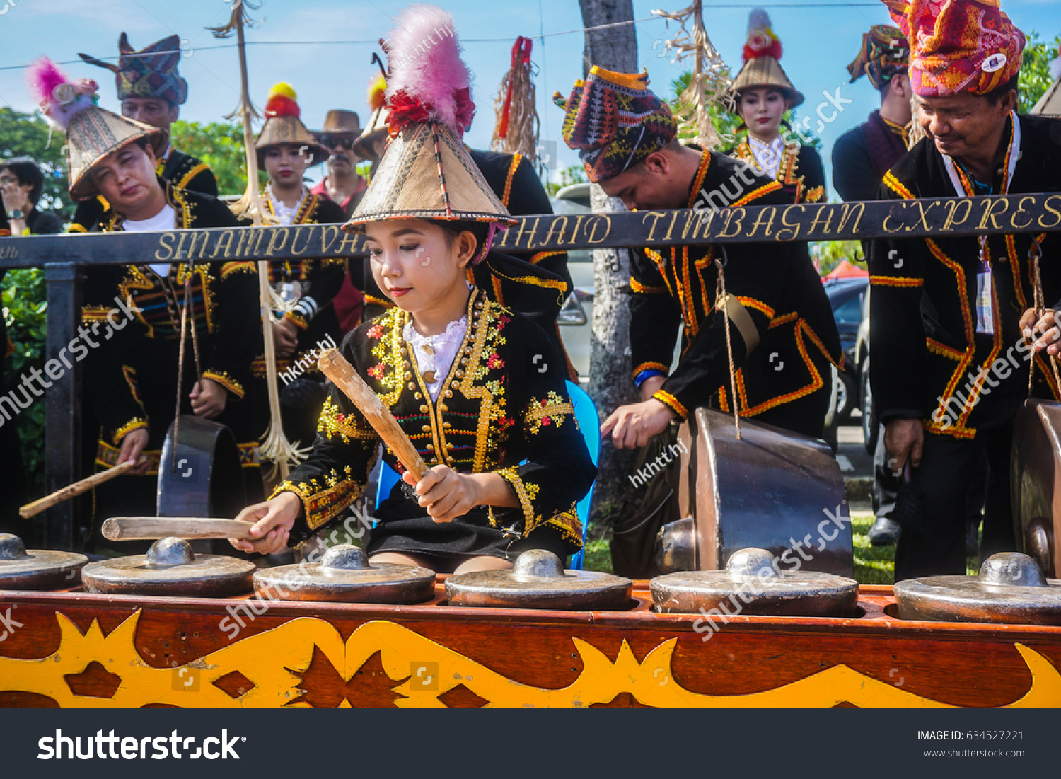 Penampangsabahmay 312016cute Girl Kadazandusun Ethnic Sabahborneo Stock