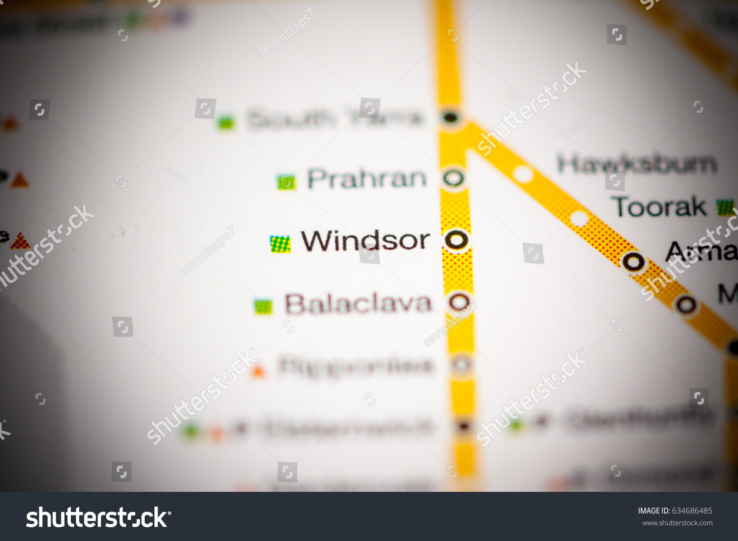 Windsor Station Melbourne Metro Map Stock Photo 634686485 | Shutterstock