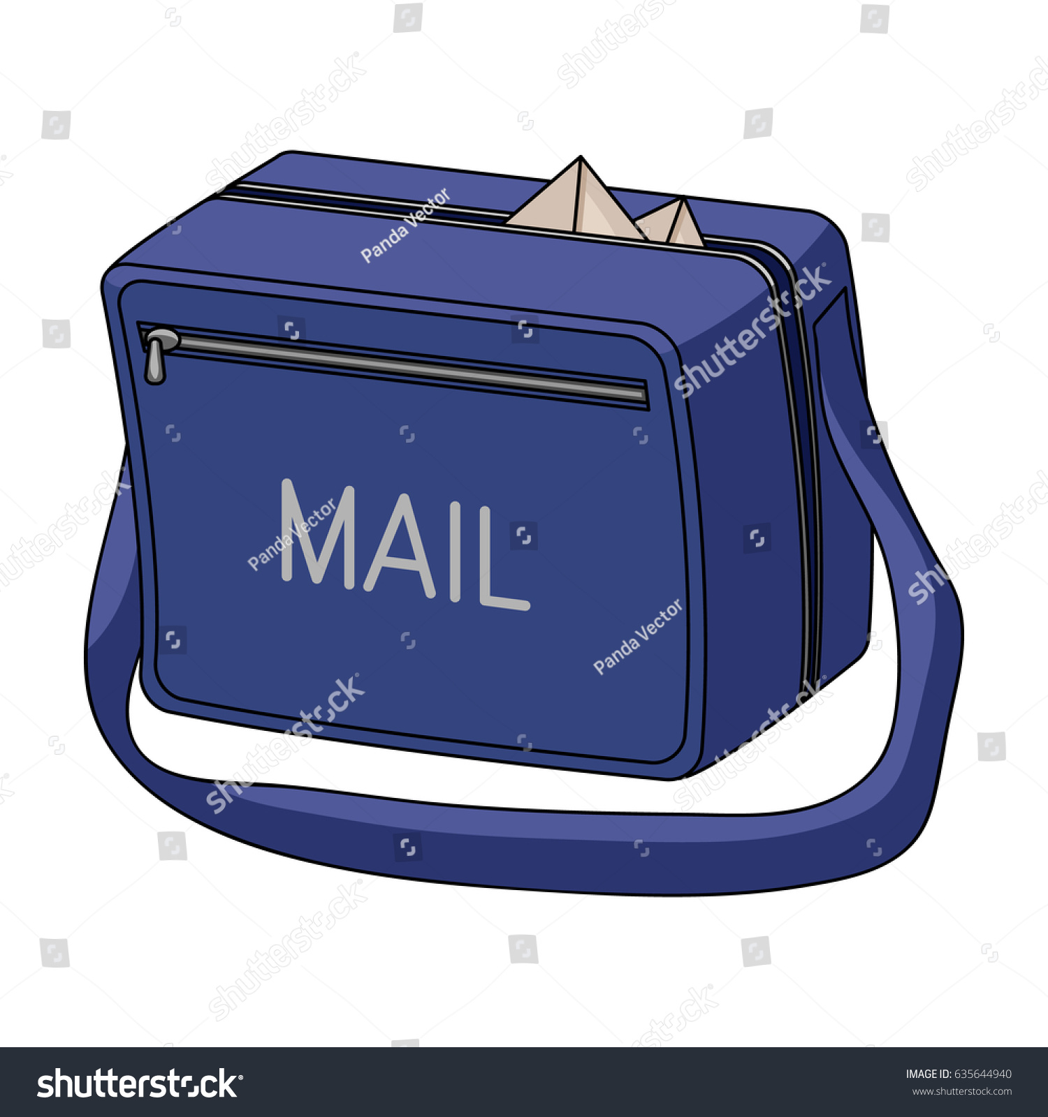 Сумка почтальона с письмами