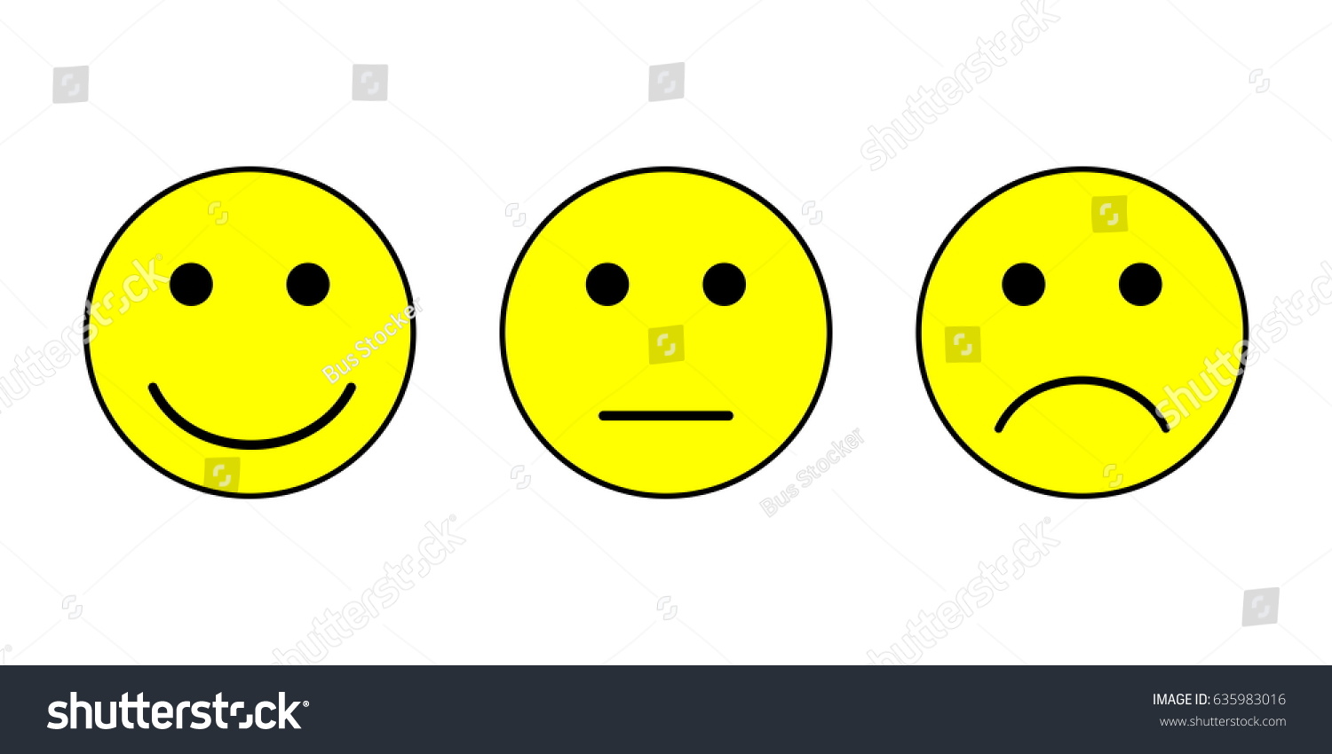 3 Simple Yellow Face Smiley Normal 库存矢量图（免版税）635983016 | Shutterstock