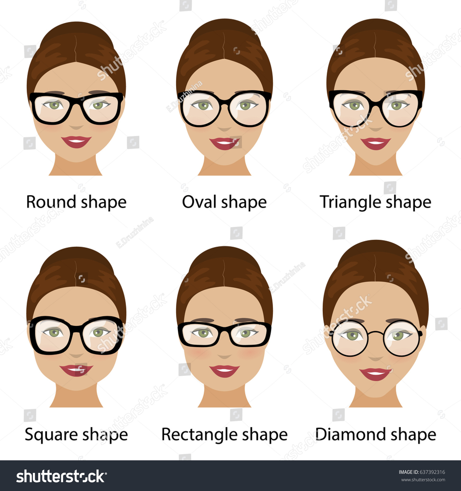 oval shape face specs frame