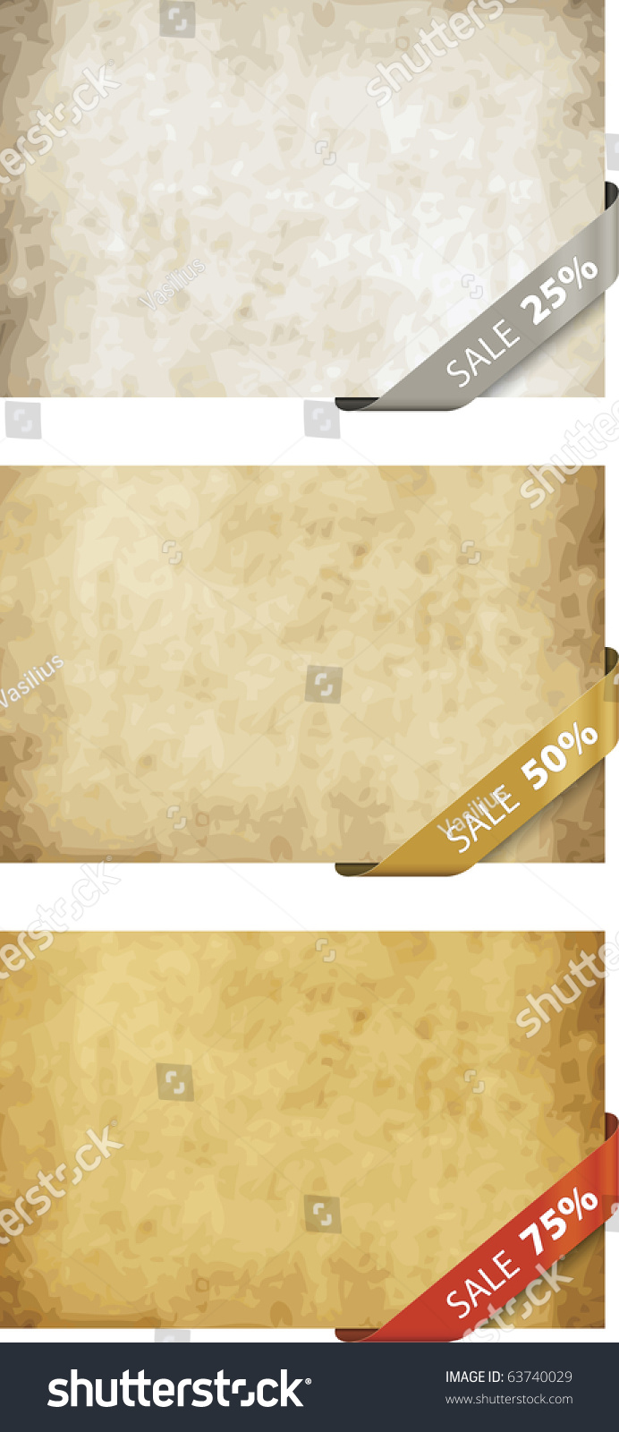 Old Paper Background Strip Stock Vector (Royalty Free) 63740029 ...