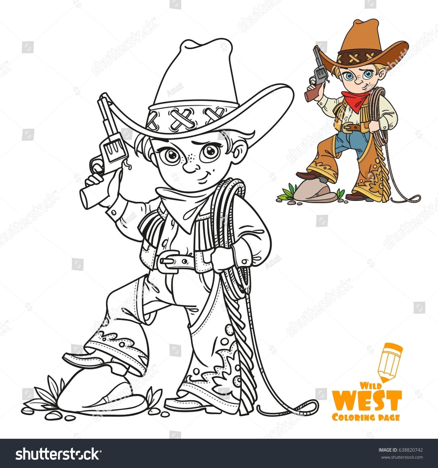 coloring pages lasso