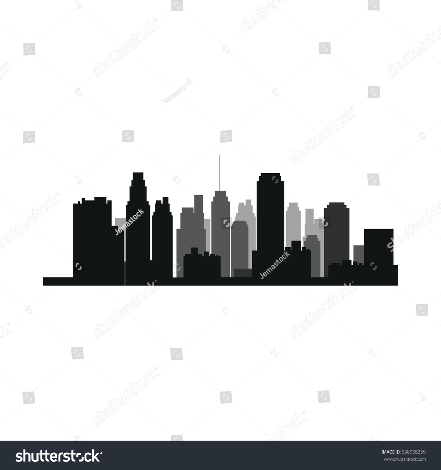 59 Cityscape Sillouette Stock Vectors, Images & Vector Art | Shutterstock