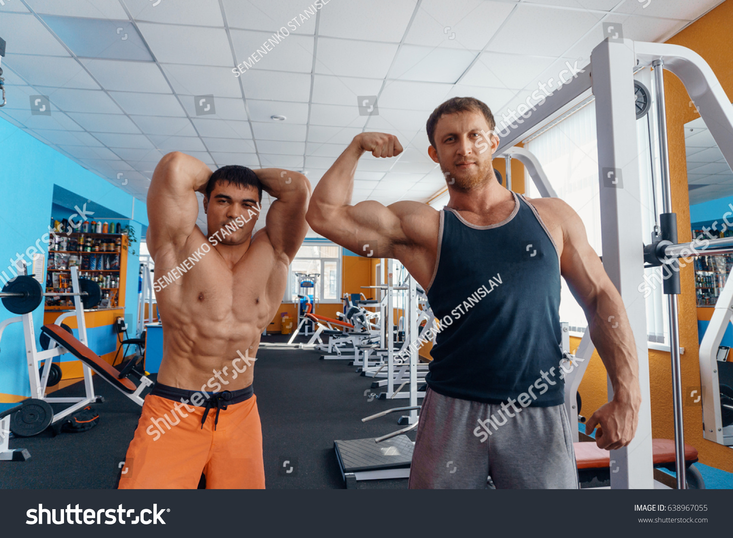 Beautiful Male Bodybuilders Naked Torso Posing Stock Photo Shutterstock
