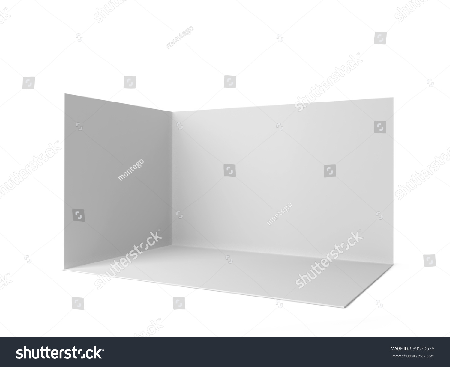 Simple Trade Show Booth 3d Illustration Stock Illustration 639570628 ...