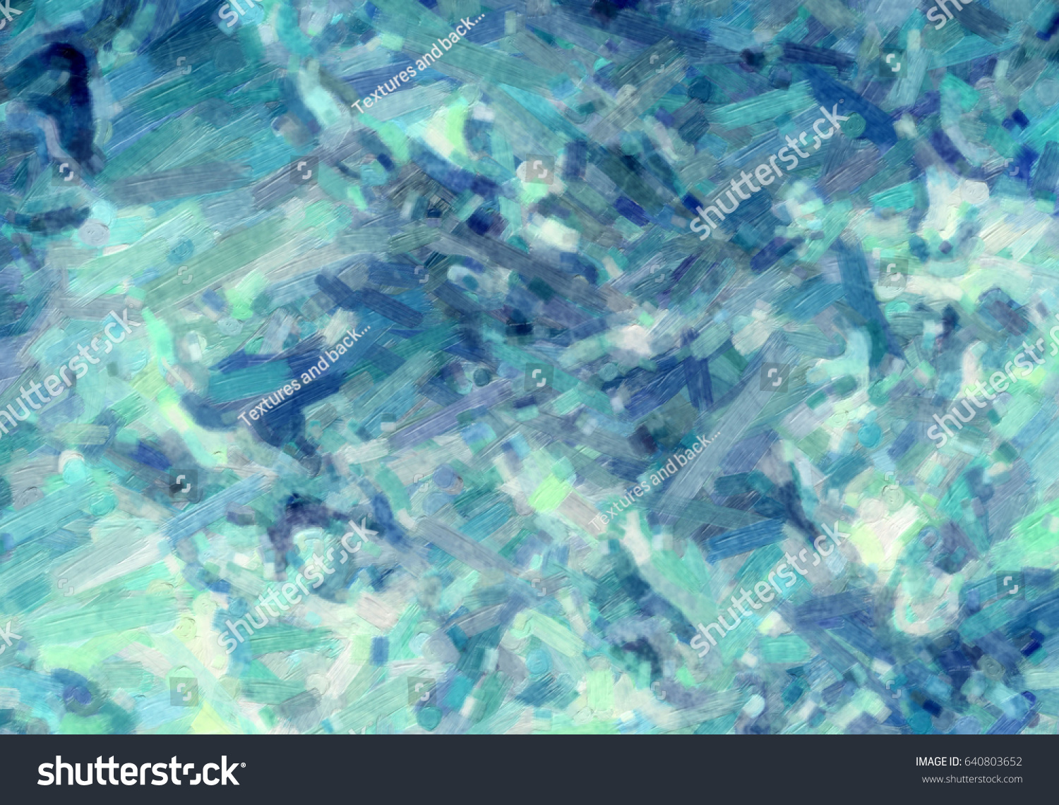 Background Brushstrokes Oil Paint Different Colors Stock Illustration ...