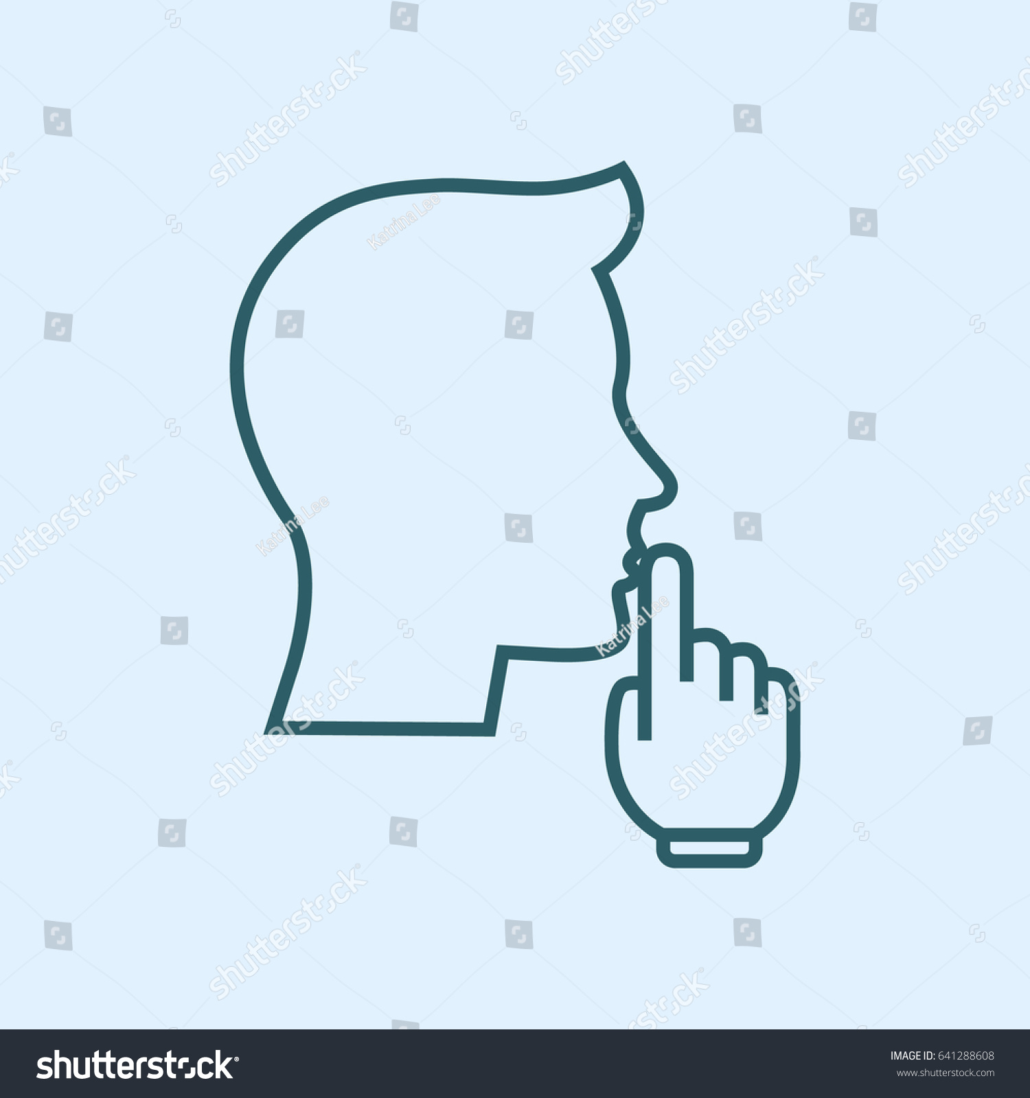 keep-silence-icon-stock-vector-royalty-free-641288608-shutterstock