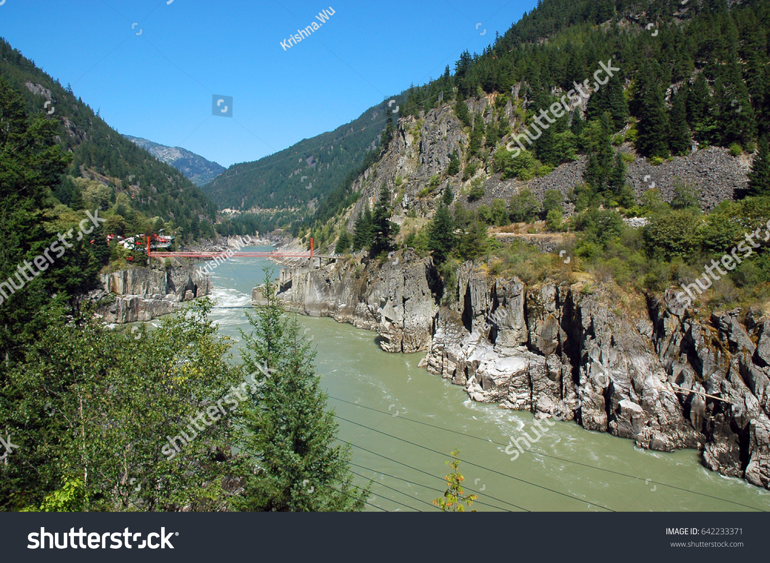 Hell Gate Fraser Canyon British Columbia Stock Photo 642233371 ...