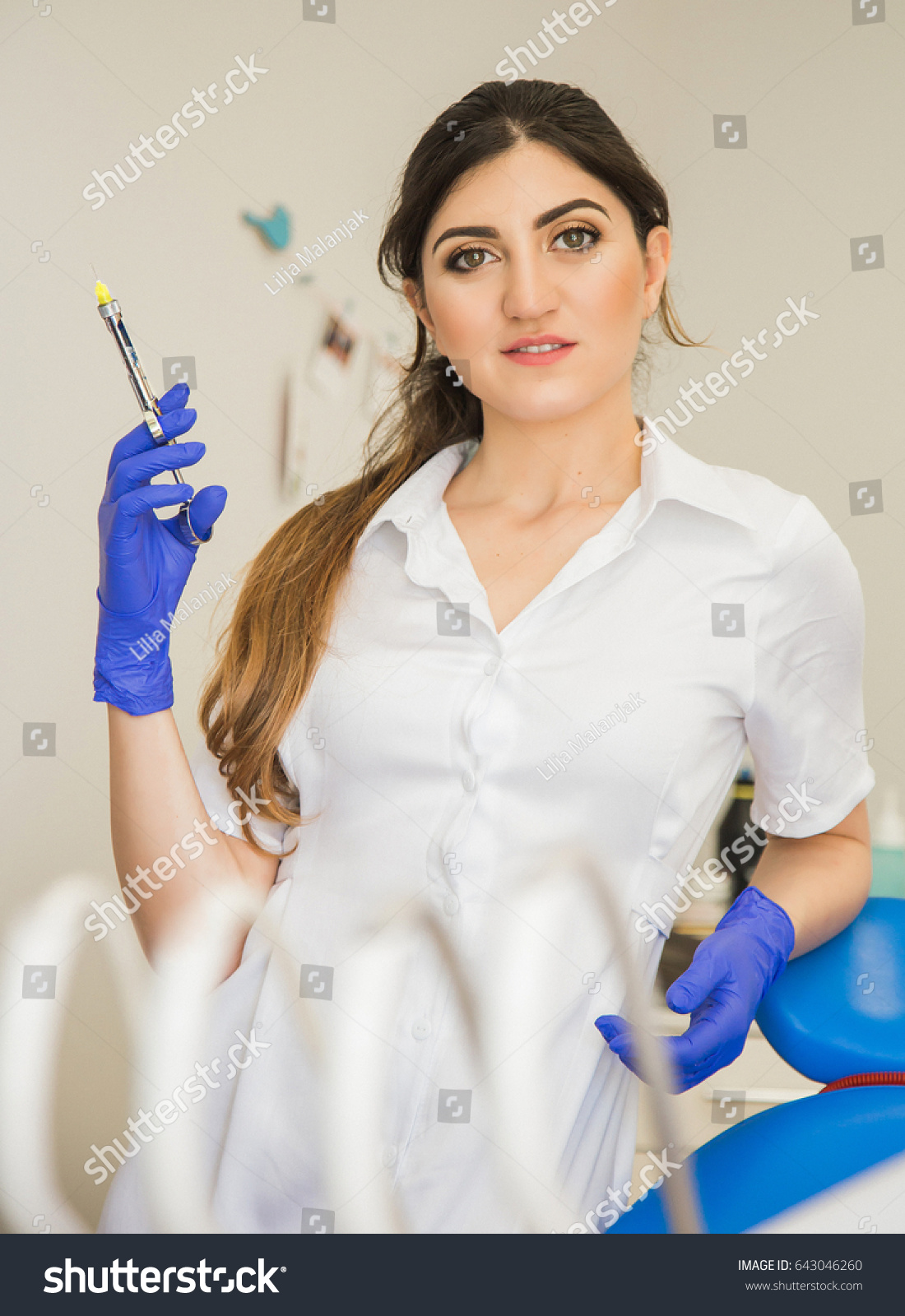 doctor blue gloves