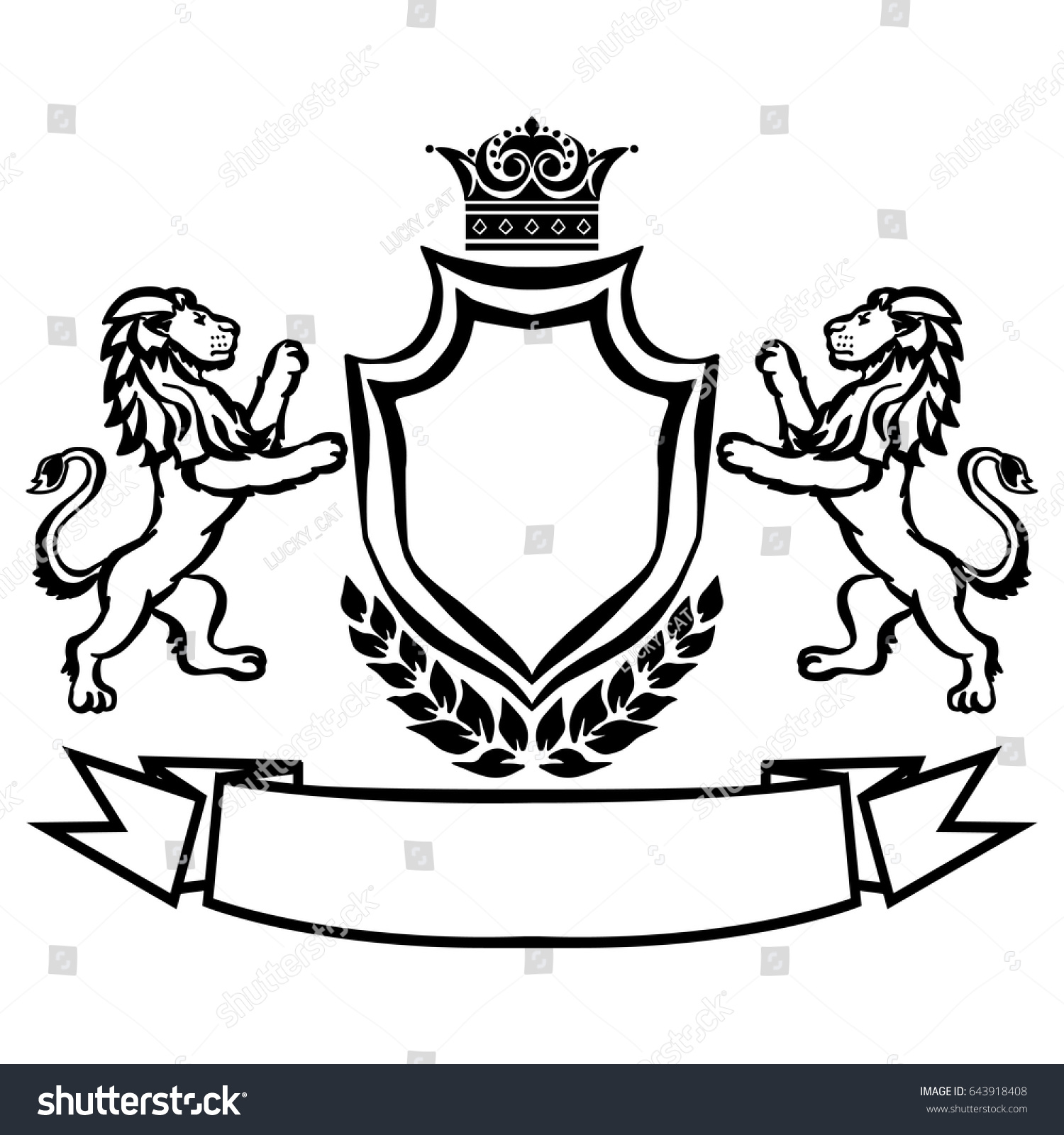 Герб семьи со львом