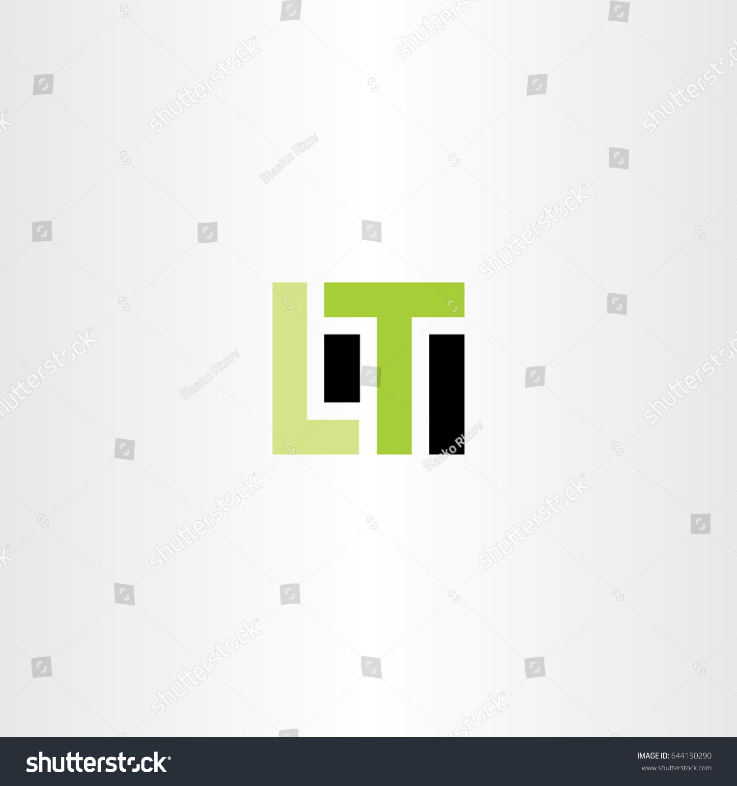 Lt Letter L T Logo Icon เวกเตอร์สต็อก ปลอดค่าลิขสิทธิ์ 644150290 Shutterstock