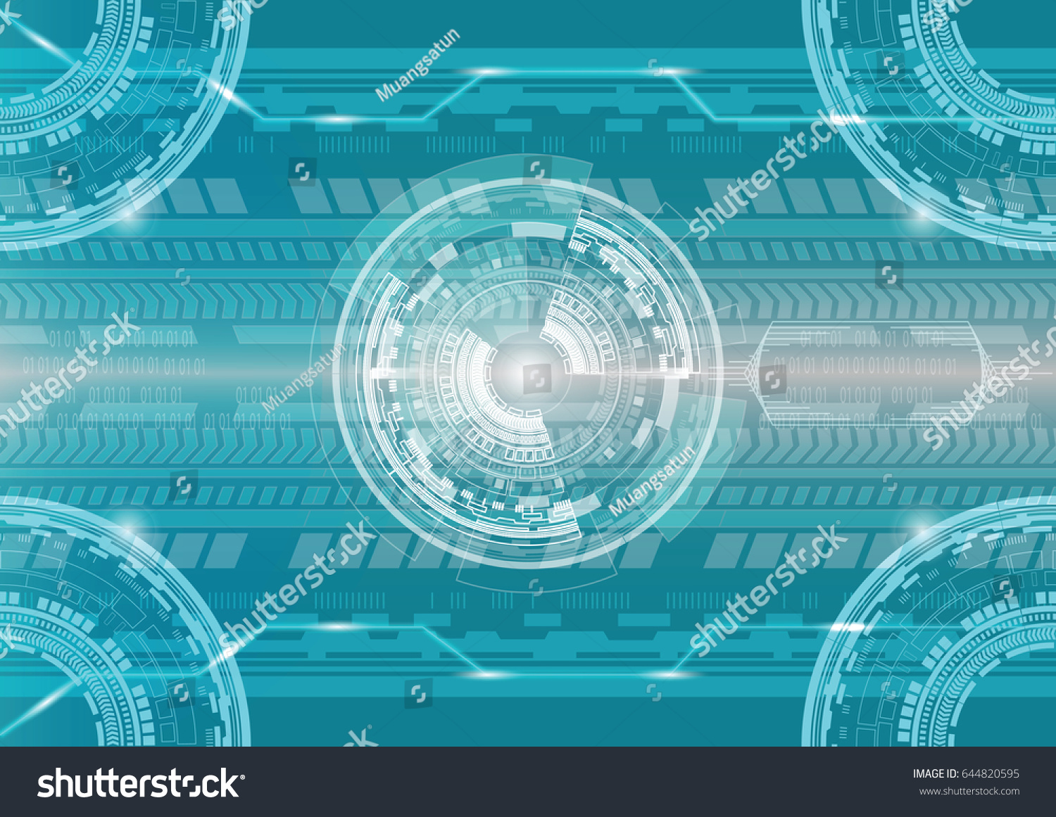 Abstract Technology Technology Pattern Concept Background Stock Vector ...