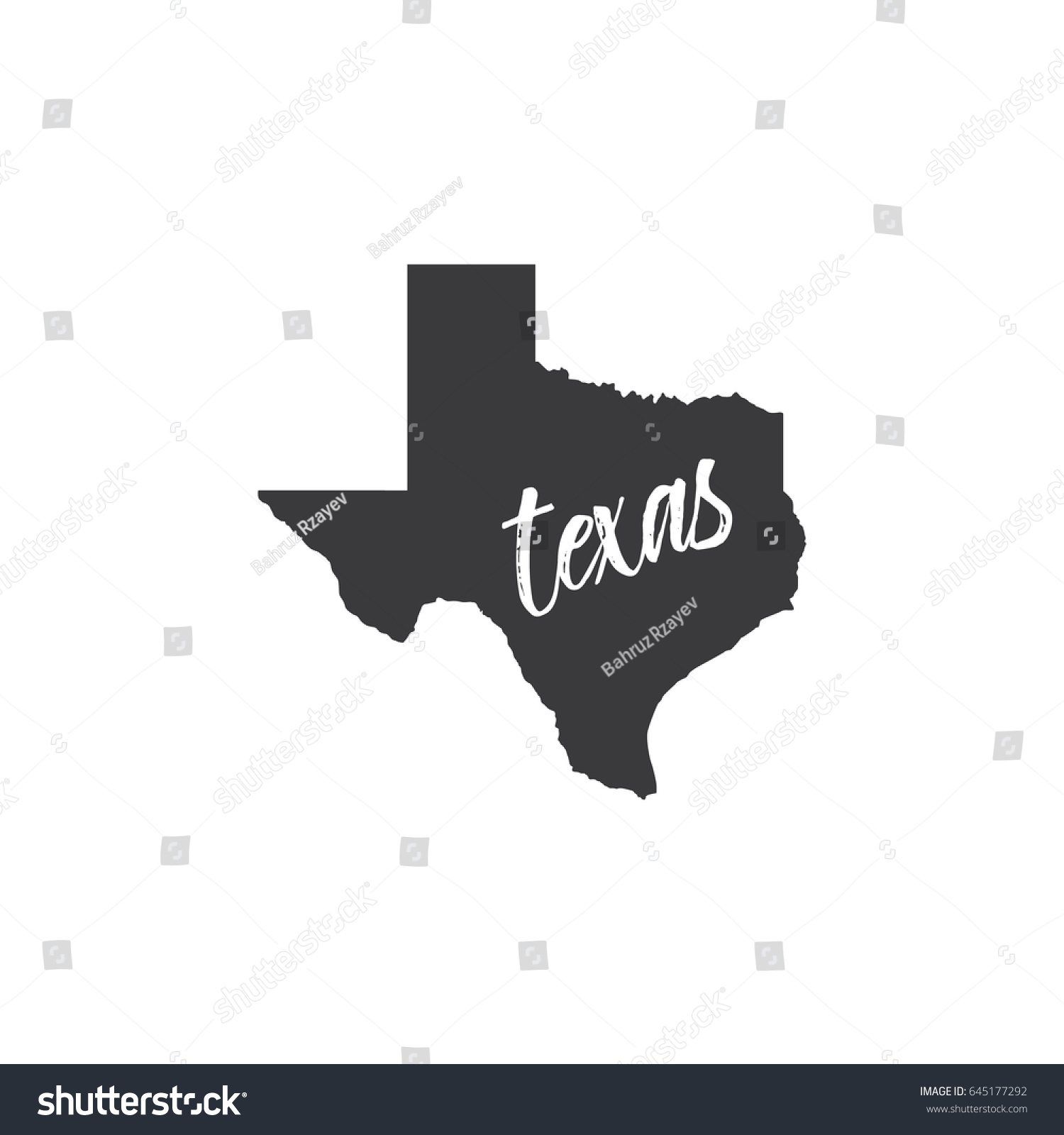 Map Texas Vector Illustration Stock Vector Royalty Free 645177292 Shutterstock 8437