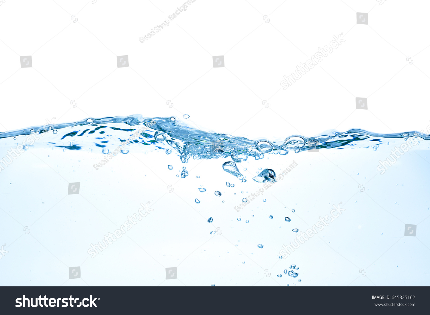 Clear Water Waves Water Wave Isolated Stock Photo 645325162 | Shutterstock