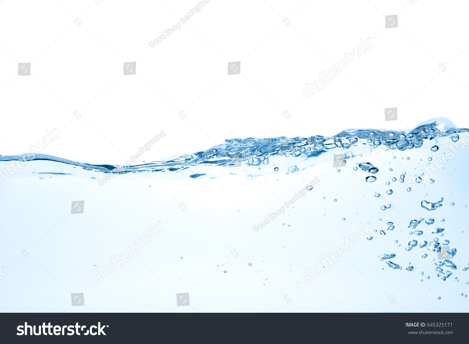 Clear Water Waves Water Wave Isolated Stock Photo 645325171 | Shutterstock