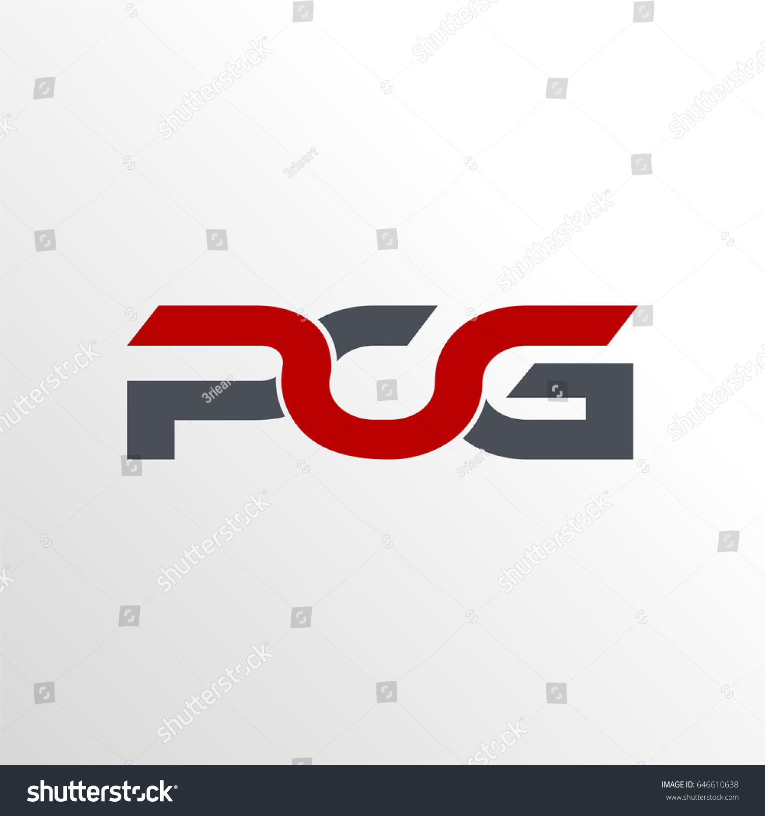 Smart Letter P C G Logo Stock Vector (Royalty Free) 646610638 ...