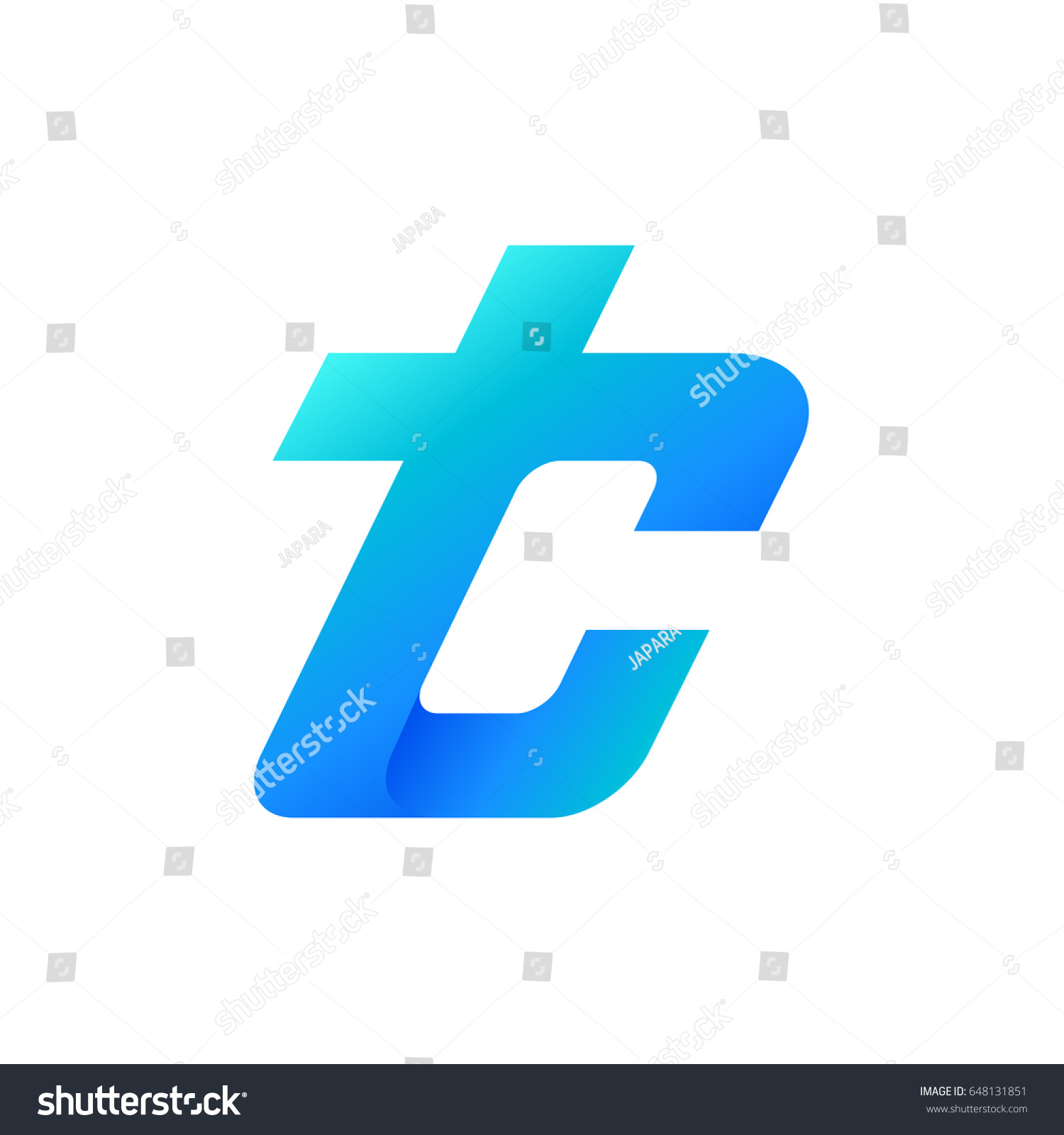 Tc Logo Letter T Letter C Stock Vector (Royalty Free) 648131851 ...