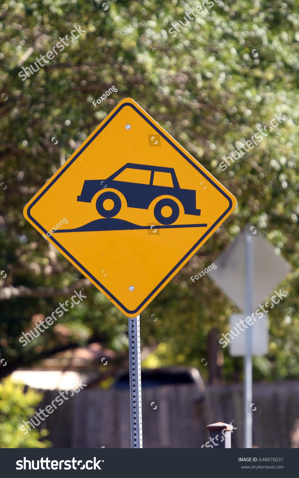 Careful Bump Sign Stock Photo 648876031 | Shutterstock