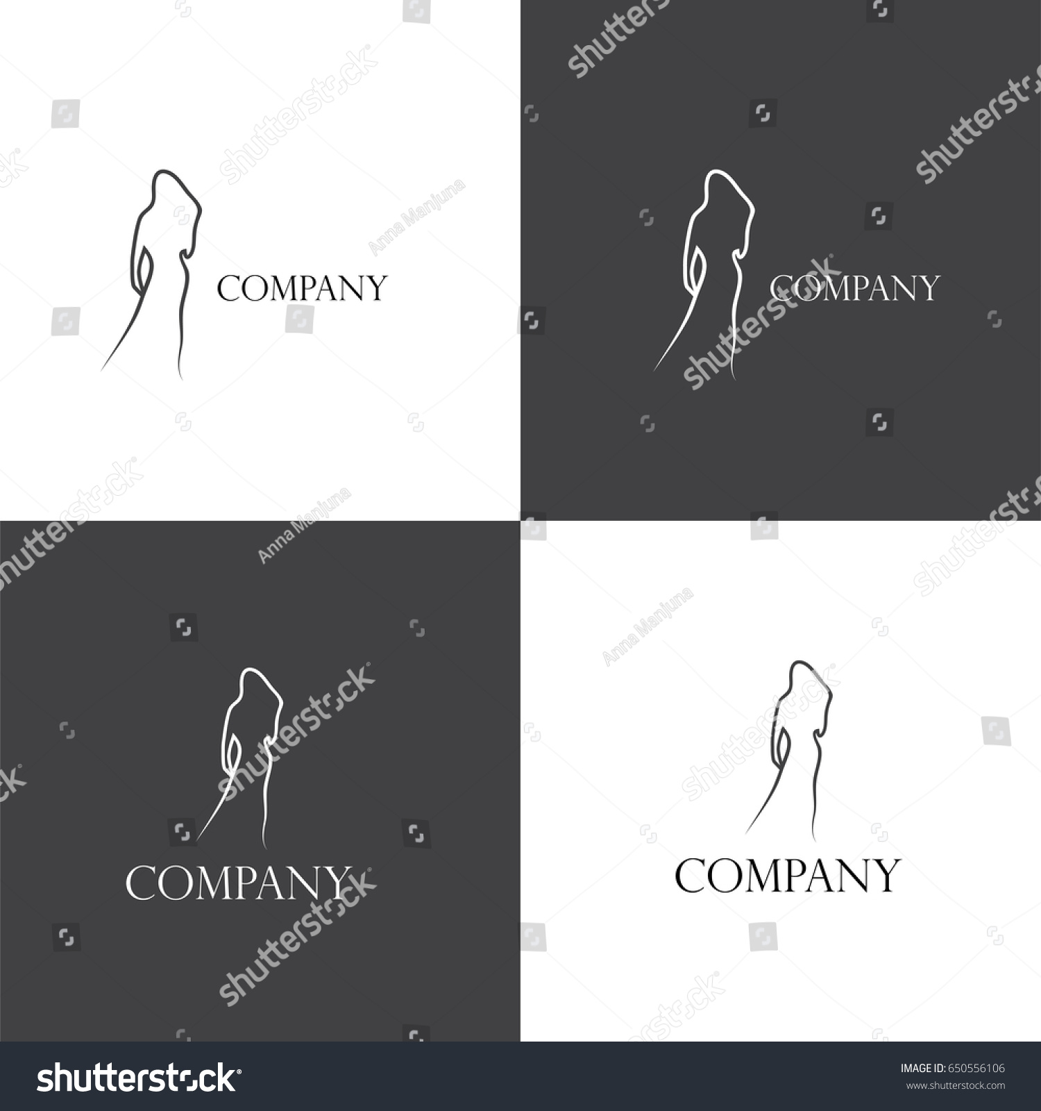 Fashion Oriented Company Logo Stock Vector (Royalty Free) 650556106 ...