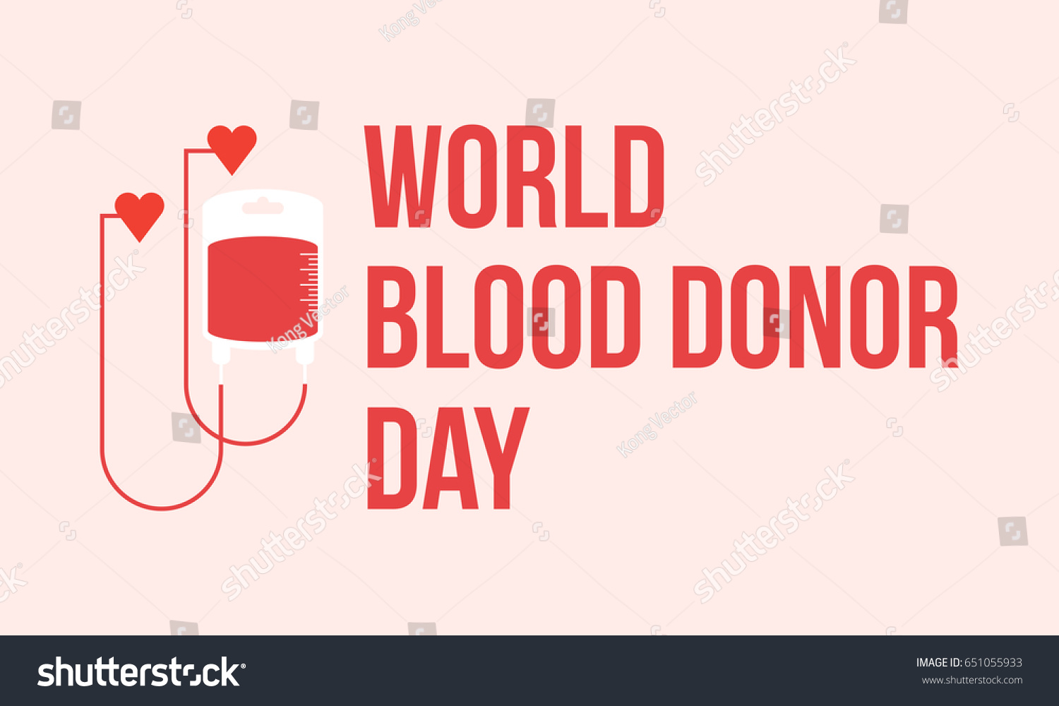 World Blood Donor Day Collection Banner Stock Vector (Royalty Free ...