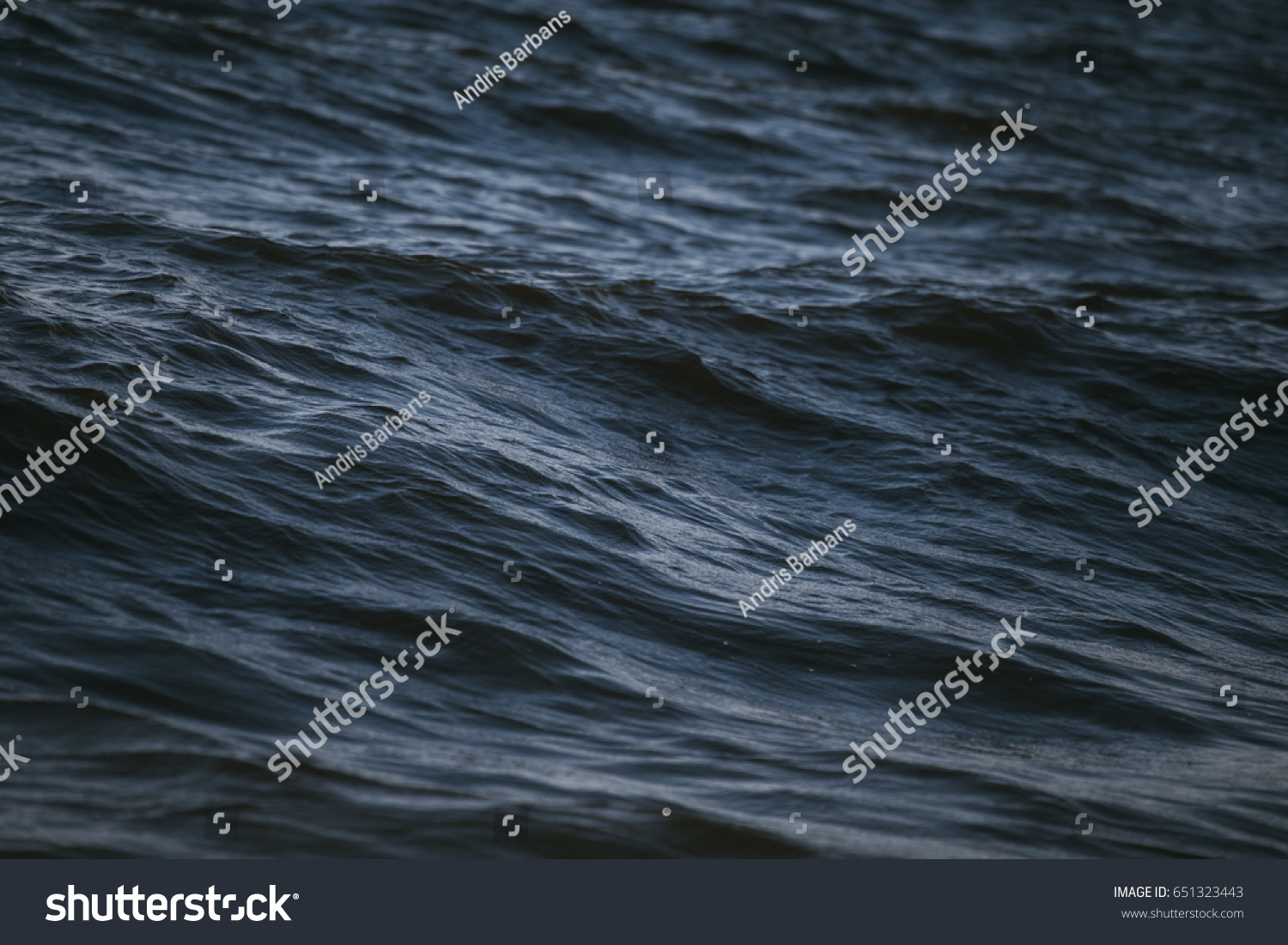 Dark Sea Water Surface Stock Photo 651323443 | Shutterstock