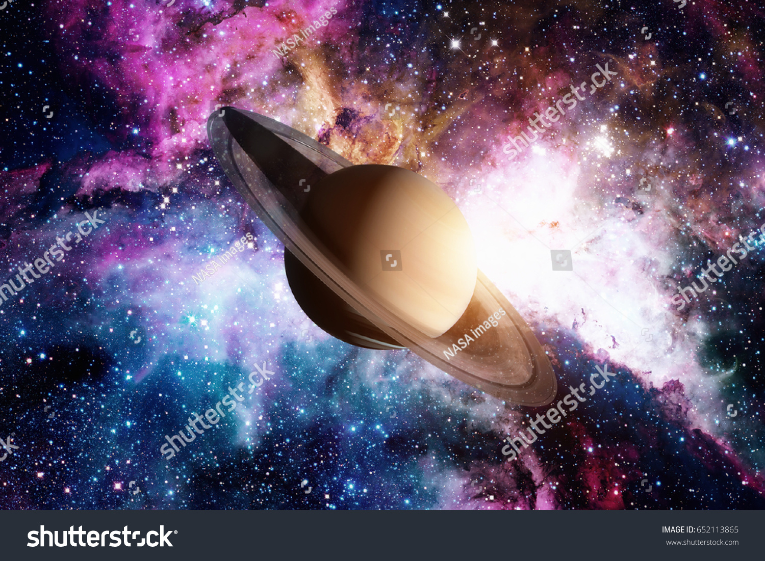 Solar System Saturn Sixth Planet Sun Stock Photo 652113865 | Shutterstock