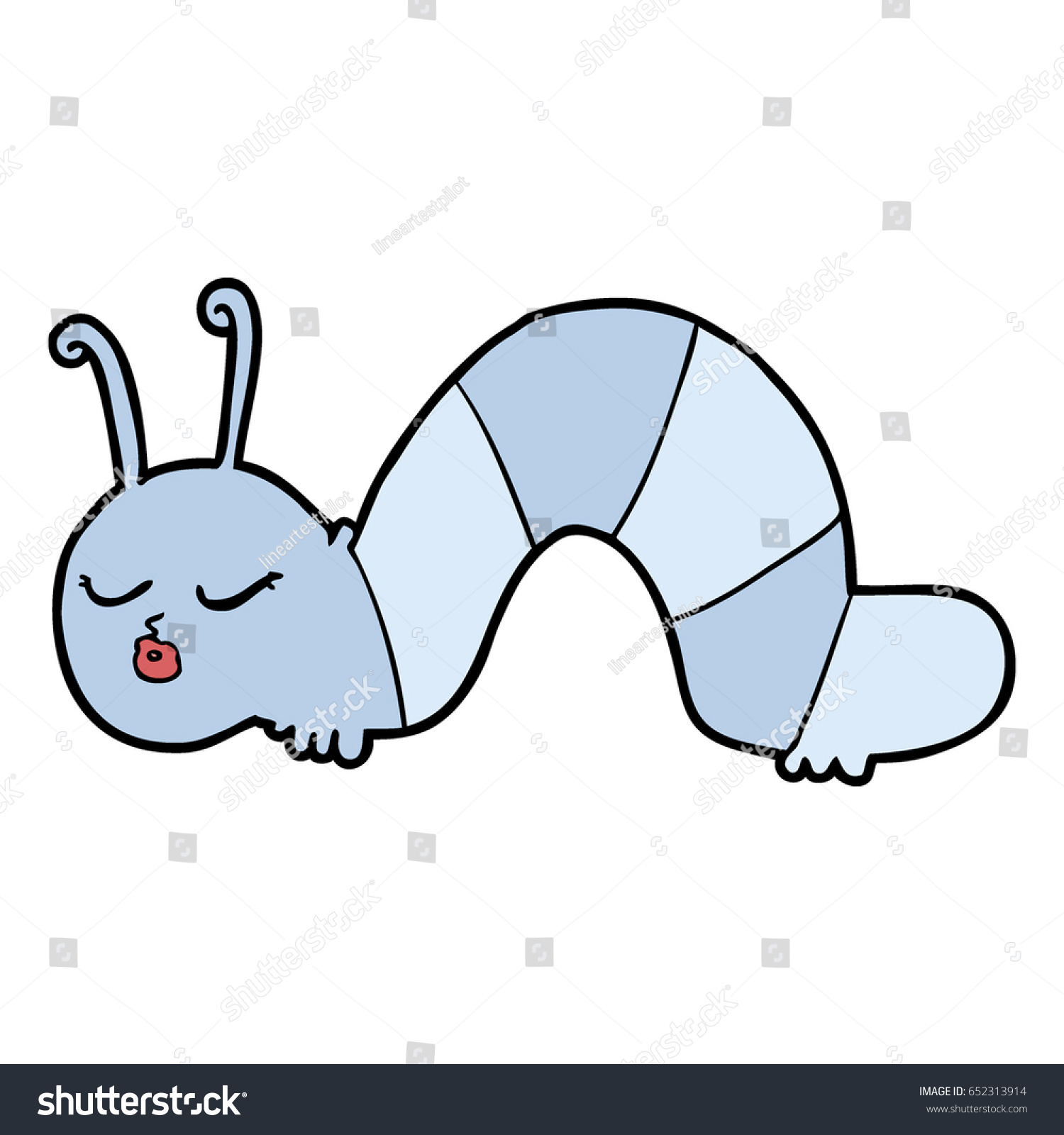 Cartoon Caterpillar Stock Vector (Royalty Free) 652313914 | Shutterstock